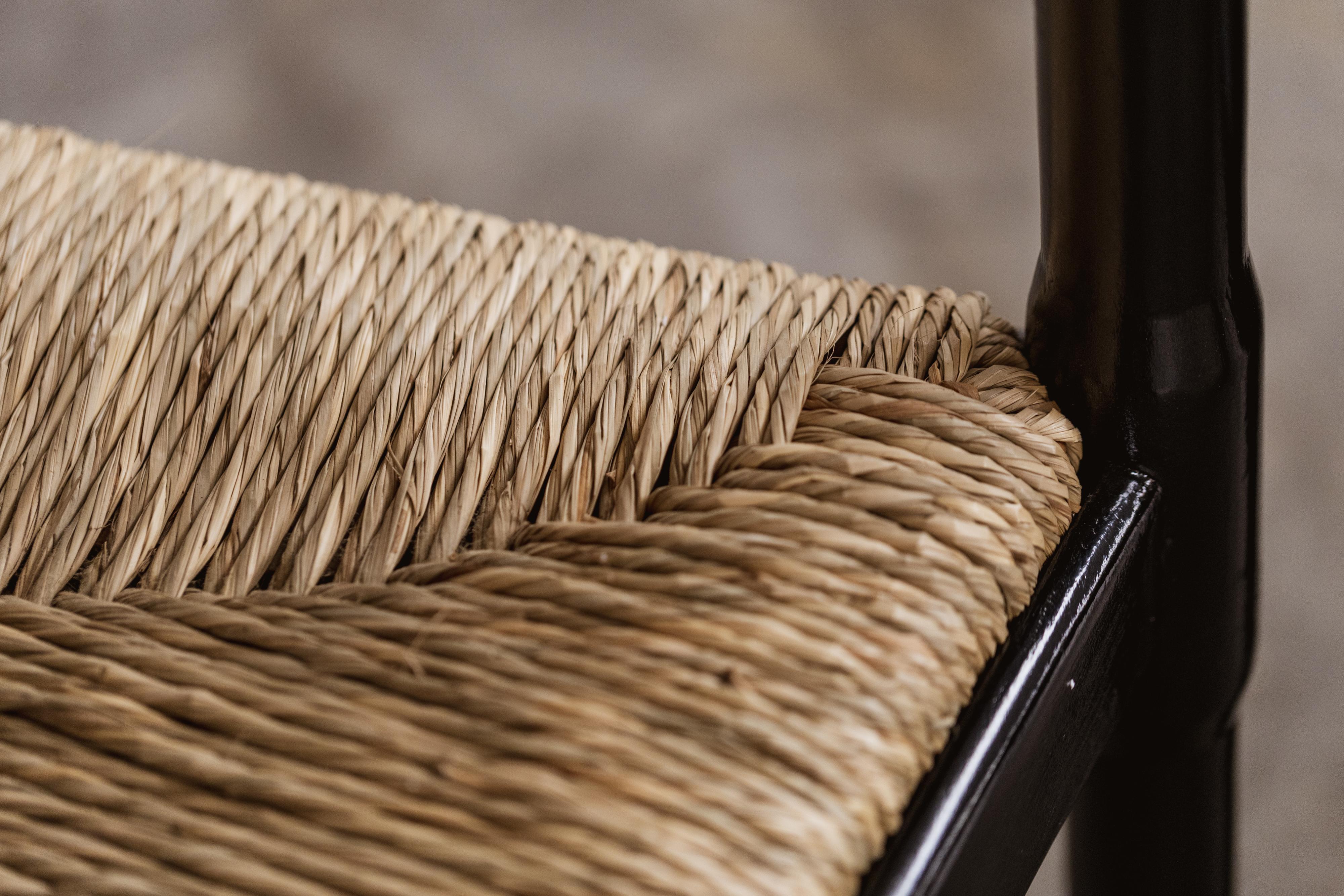 Vico Magistretti “Carimate” Chairs for Cassina, Black Wood, 1960, set of 6 For Sale 13