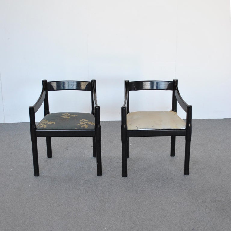 Vico Magistretti Carimate Chairs for Cassina In Good Condition For Sale In bari, IT