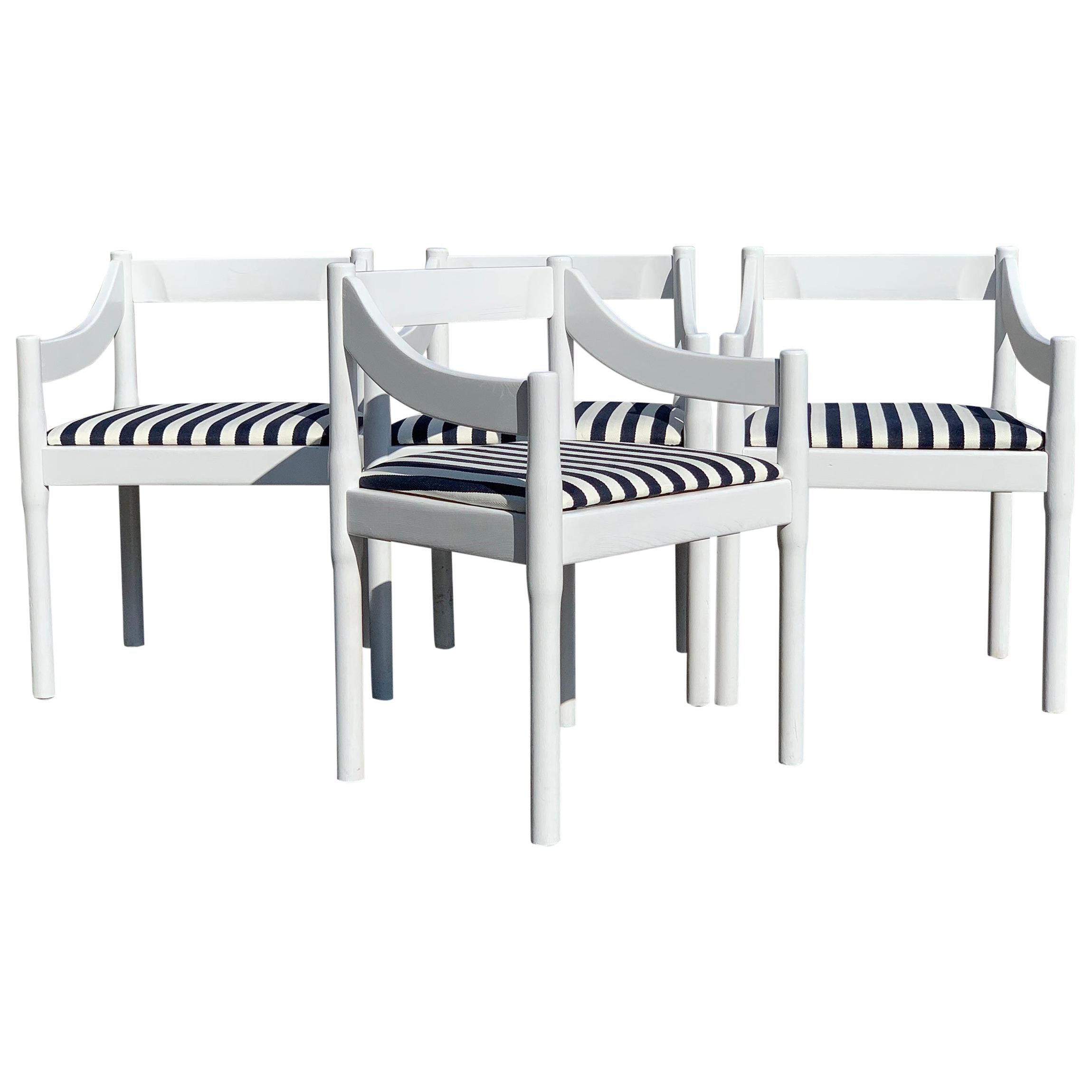 Vico Magistretti Carimate Chairs, Set of 4