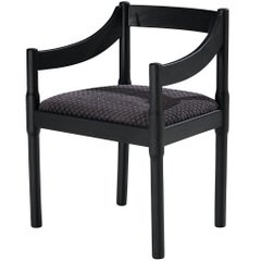 Vico Magistretti 'Carimate' Dining Chair in Black Lacquered Ash