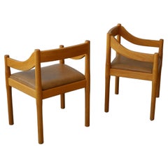 Vico Magistretti “Carimate” Dining Chairs, a pair