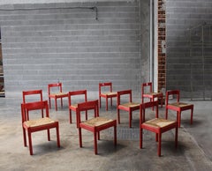 Vico Magistretti Sillas de comedor "Carimate" para Cassina, 1960, Lote de 10