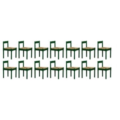 Vico Magistretti "Carimate" Dining Chairs for Cassina, 1960, Set of 14