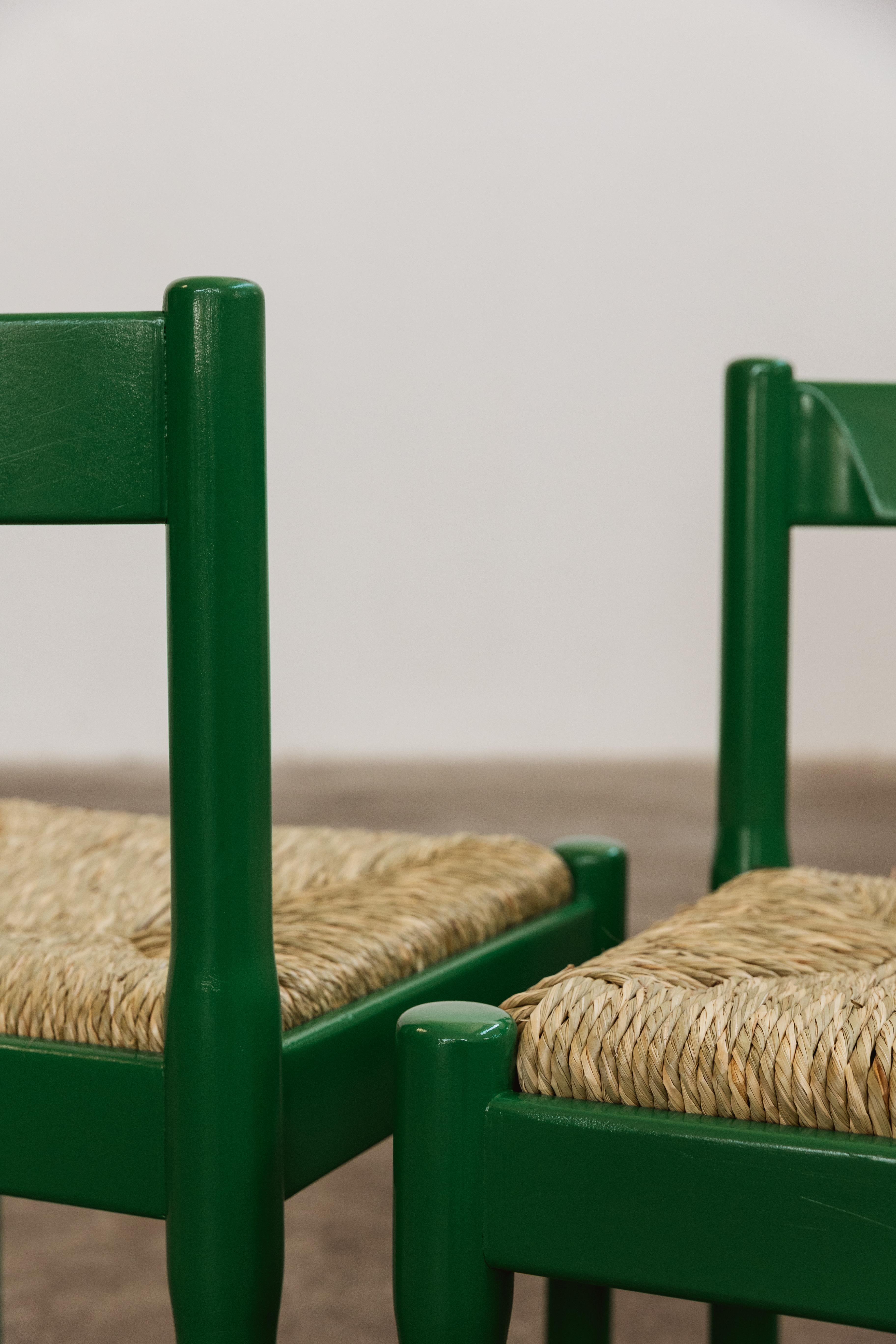 Esszimmerstühle „Carimate“ von Vico Magistretti für Cassina, 1960, 16er-Set im Angebot 2
