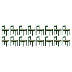 Vico Magistretti "Carimate" Dining Chairs for Cassina, 1960, Set of 16