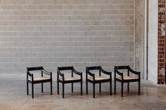 Sillas de comedor "Carimate" de Vico Magistretti para Cassina, 1960, juego de 4