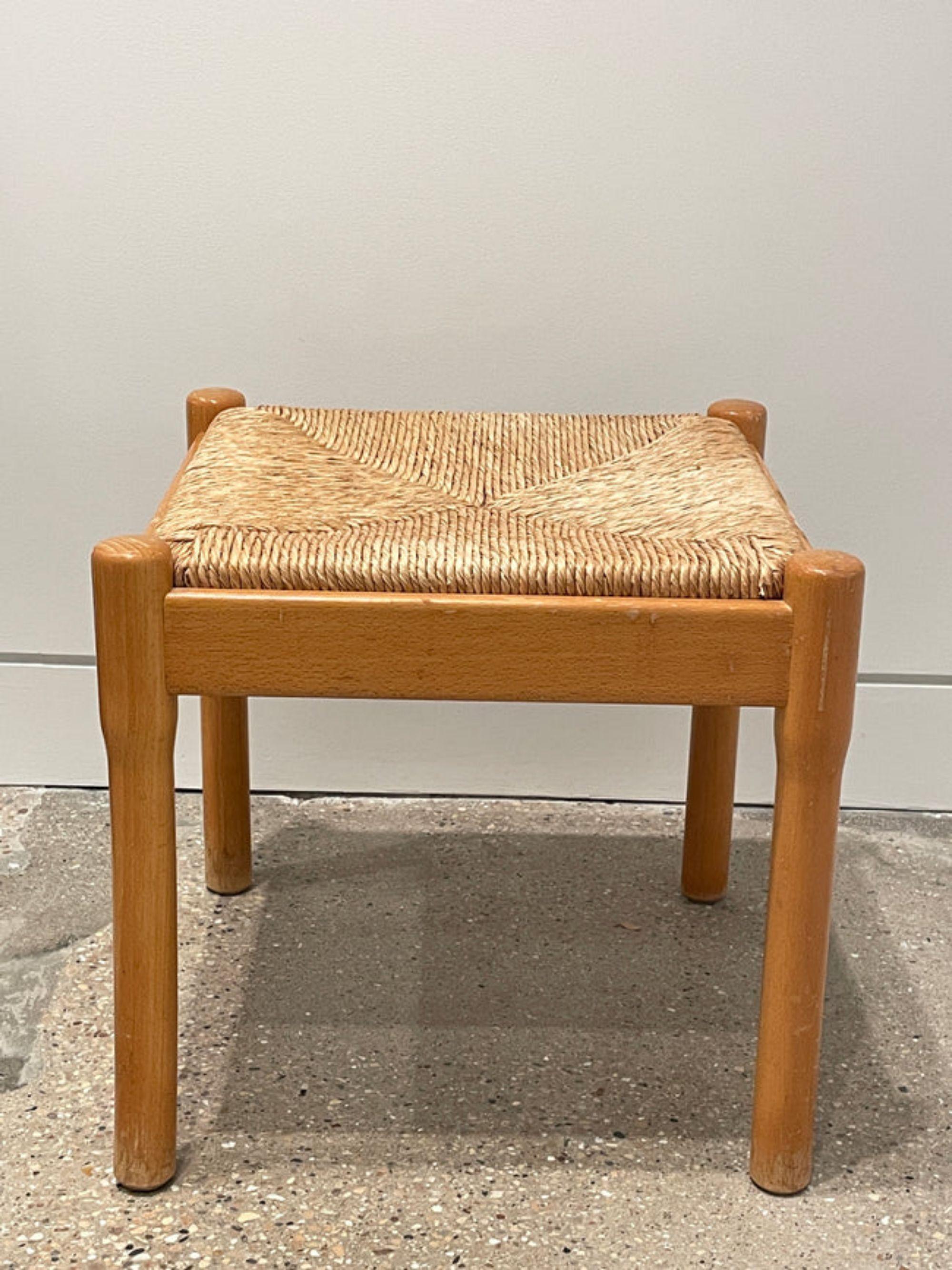 Mid-Century Modern Vico Magistretti “Carimate” stool for Cassina, Italy, 1970s