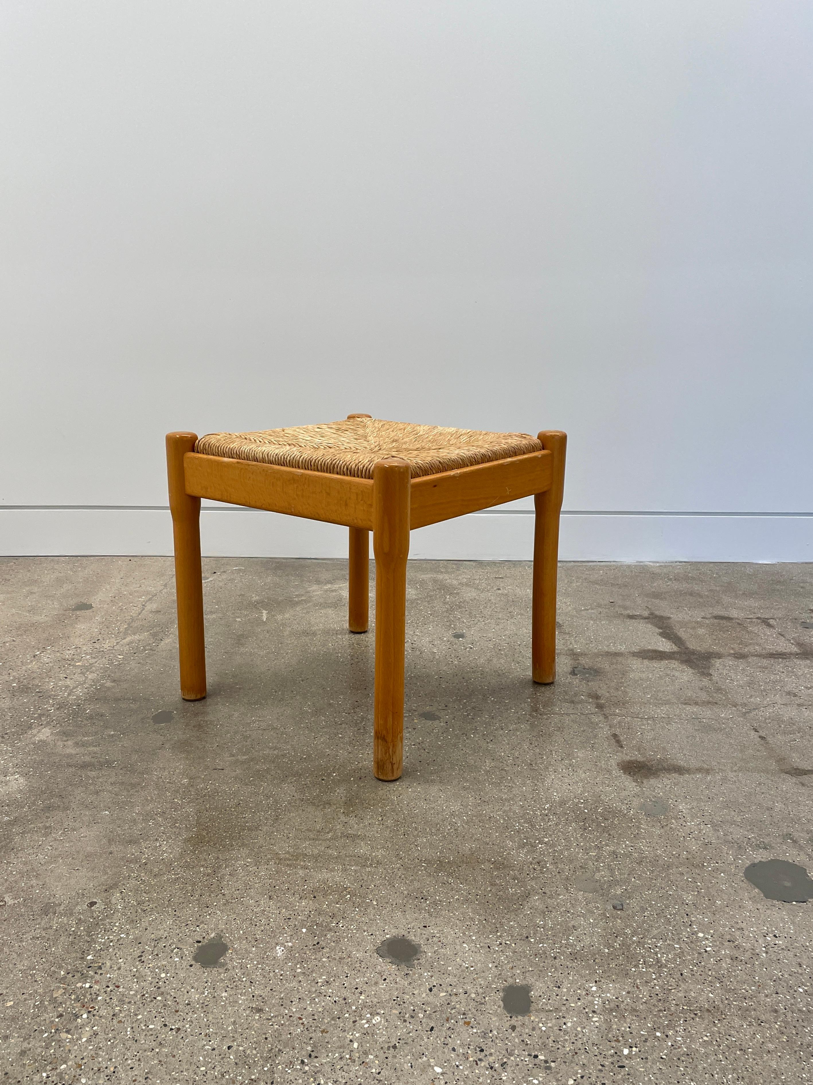 Italian Vico Magistretti “Carimate” stool for Cassina, Italy, 1970s