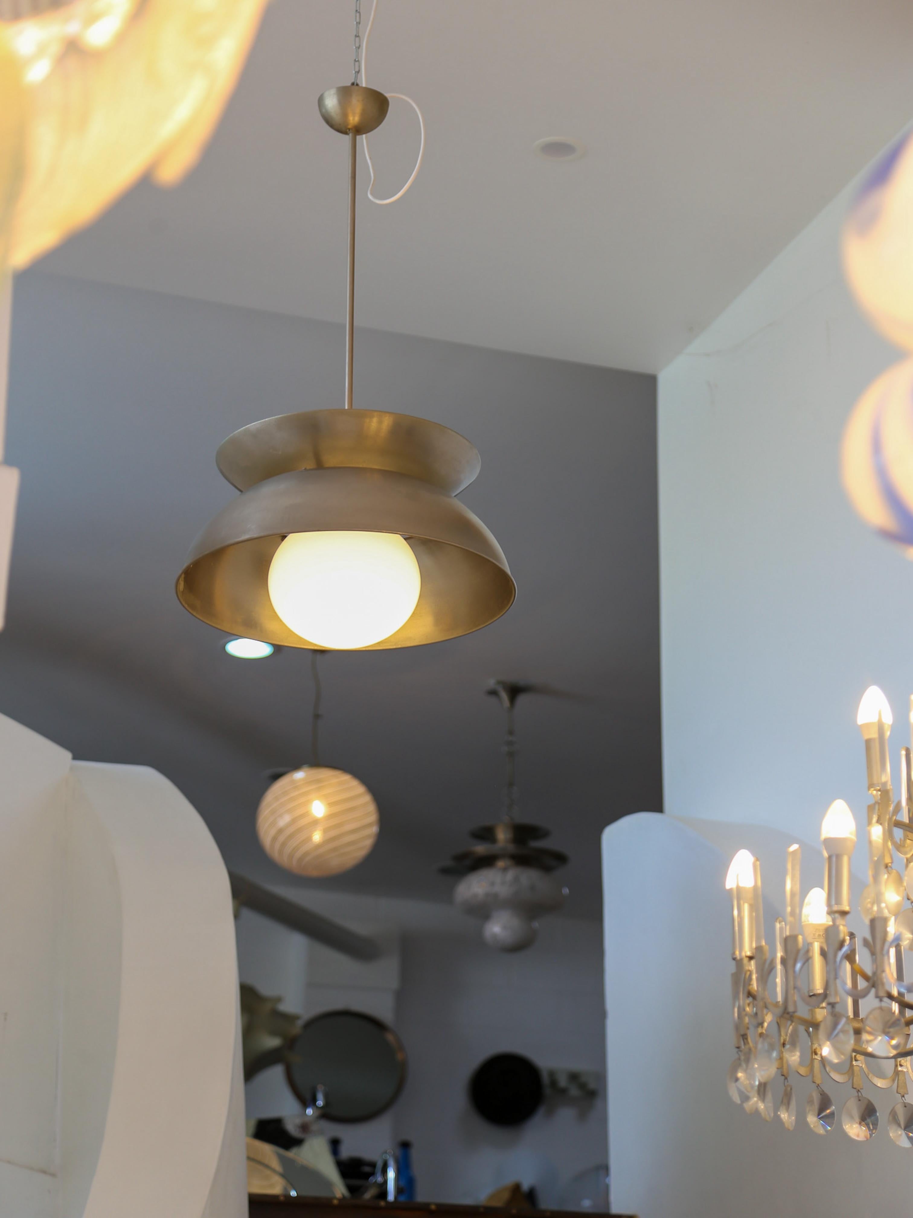 Italian Vico Magistretti Cetra Pendant Lamp for Artemide  1960 Italy For Sale