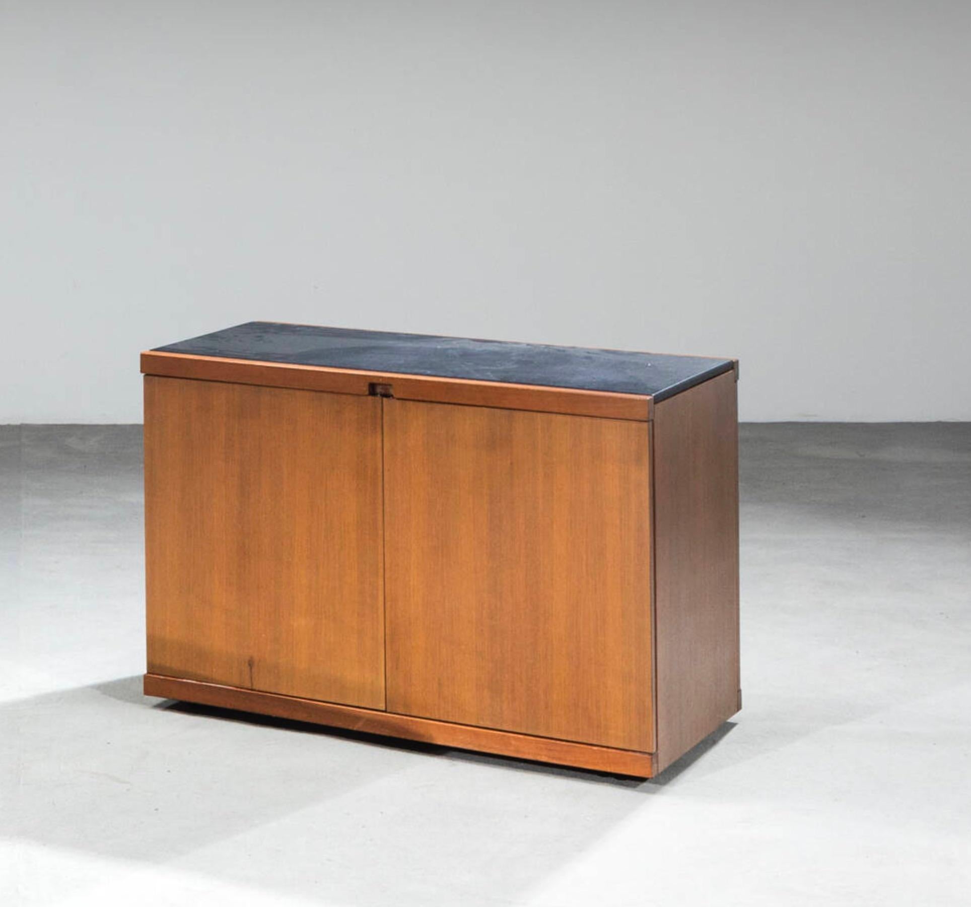 Mid-20th Century Vico Magistretti, Pair of sideboards mod. MB55, prod. Poggi, 1960s For Sale