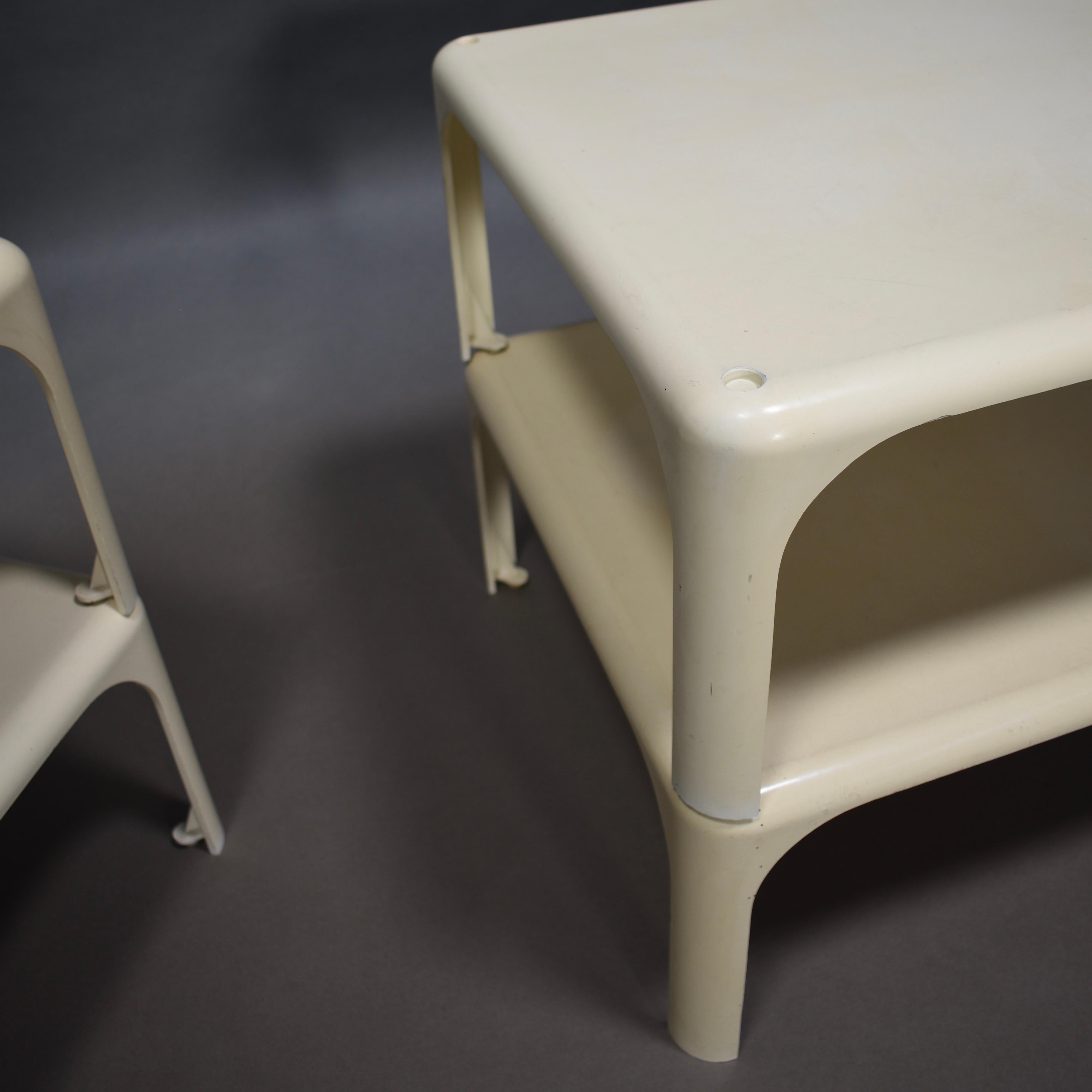 Vico Magistretti 'Demetrio' Stackable Side Tables for Artemide, Italy, 1964 3