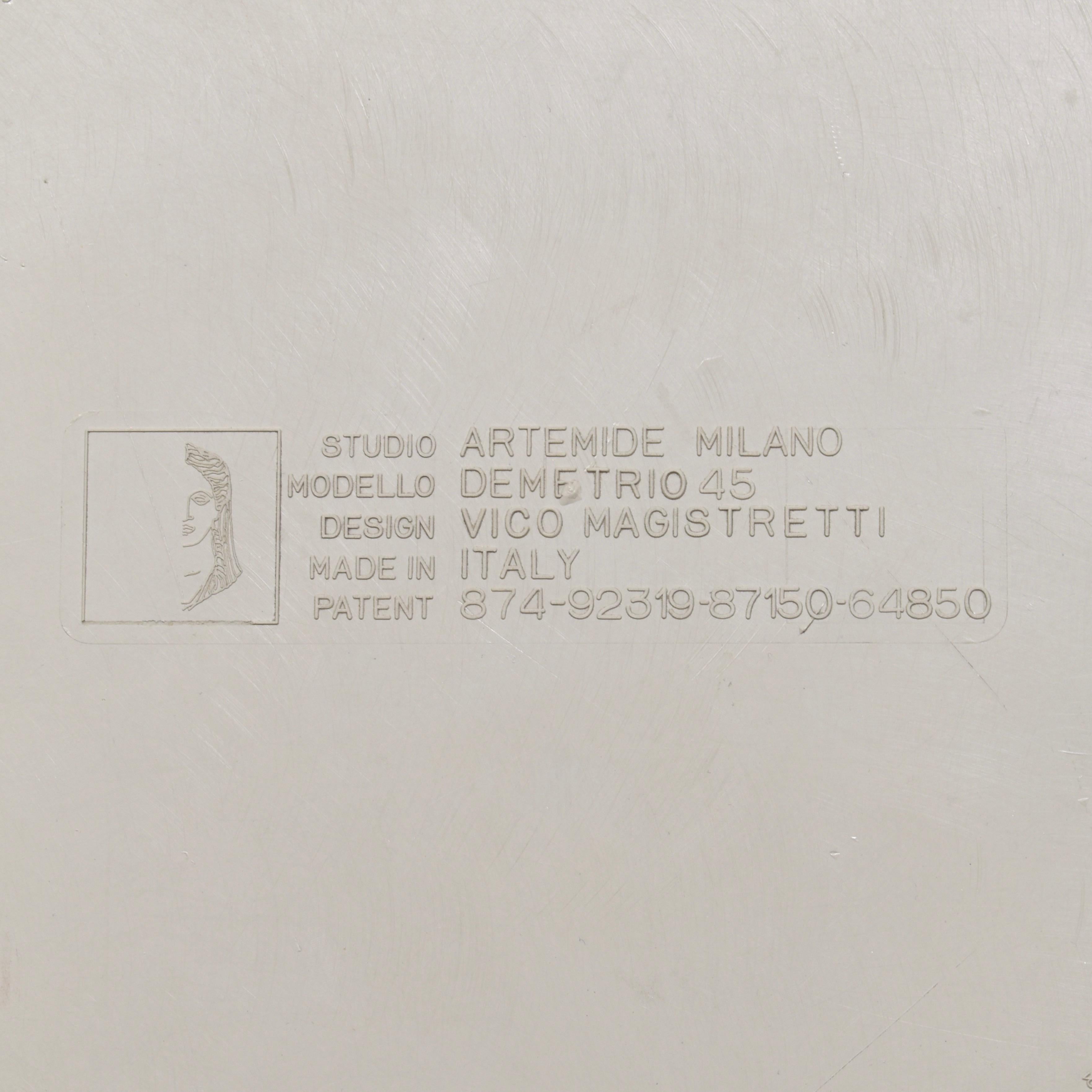 Vico Magistretti 'Demetrio' Stackable Side Tables for Artemide, Italy, 1964 5