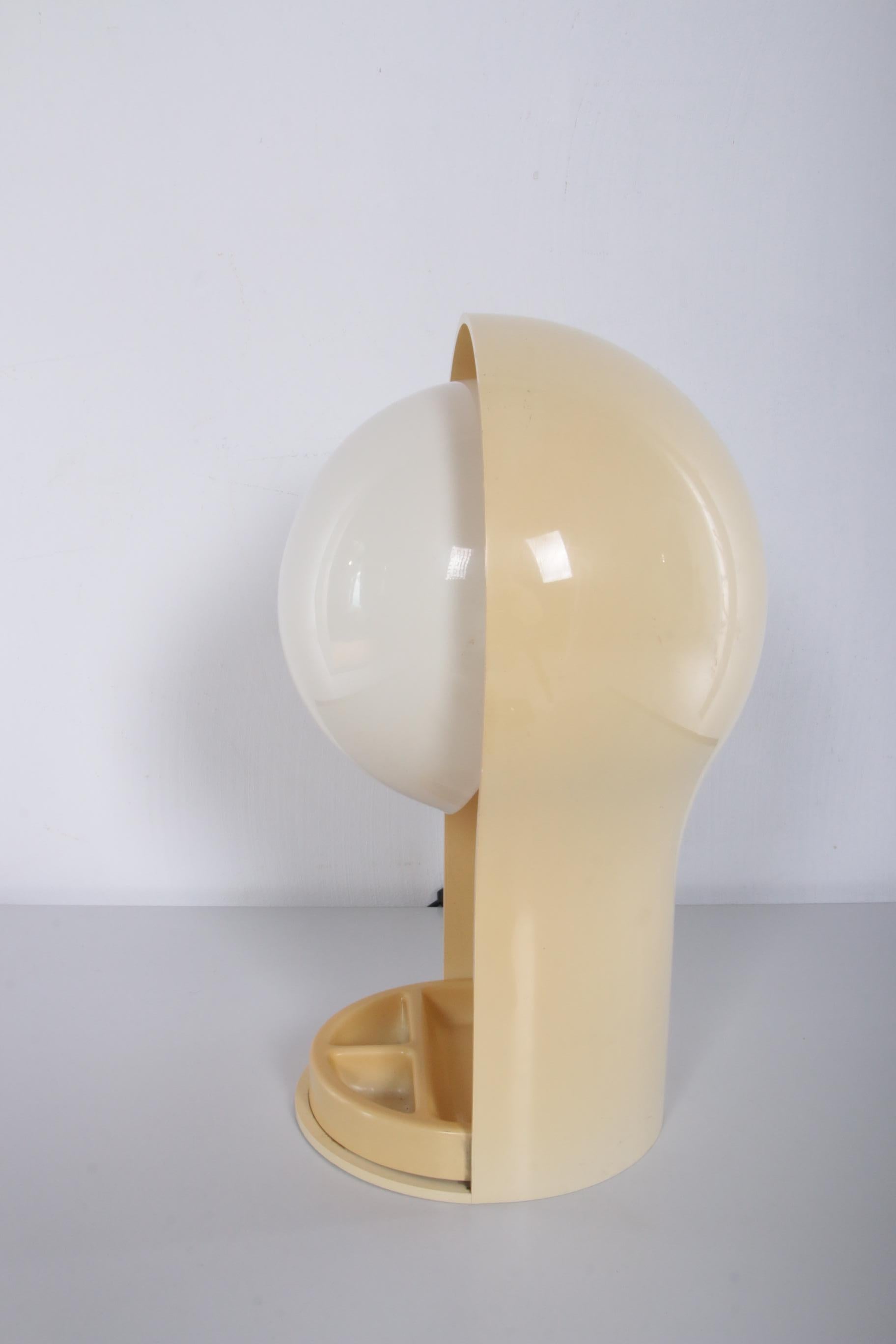 Plastic Vico Magistretti Desk Lamp Model Telegono Made by Artemide, 1960s Italy