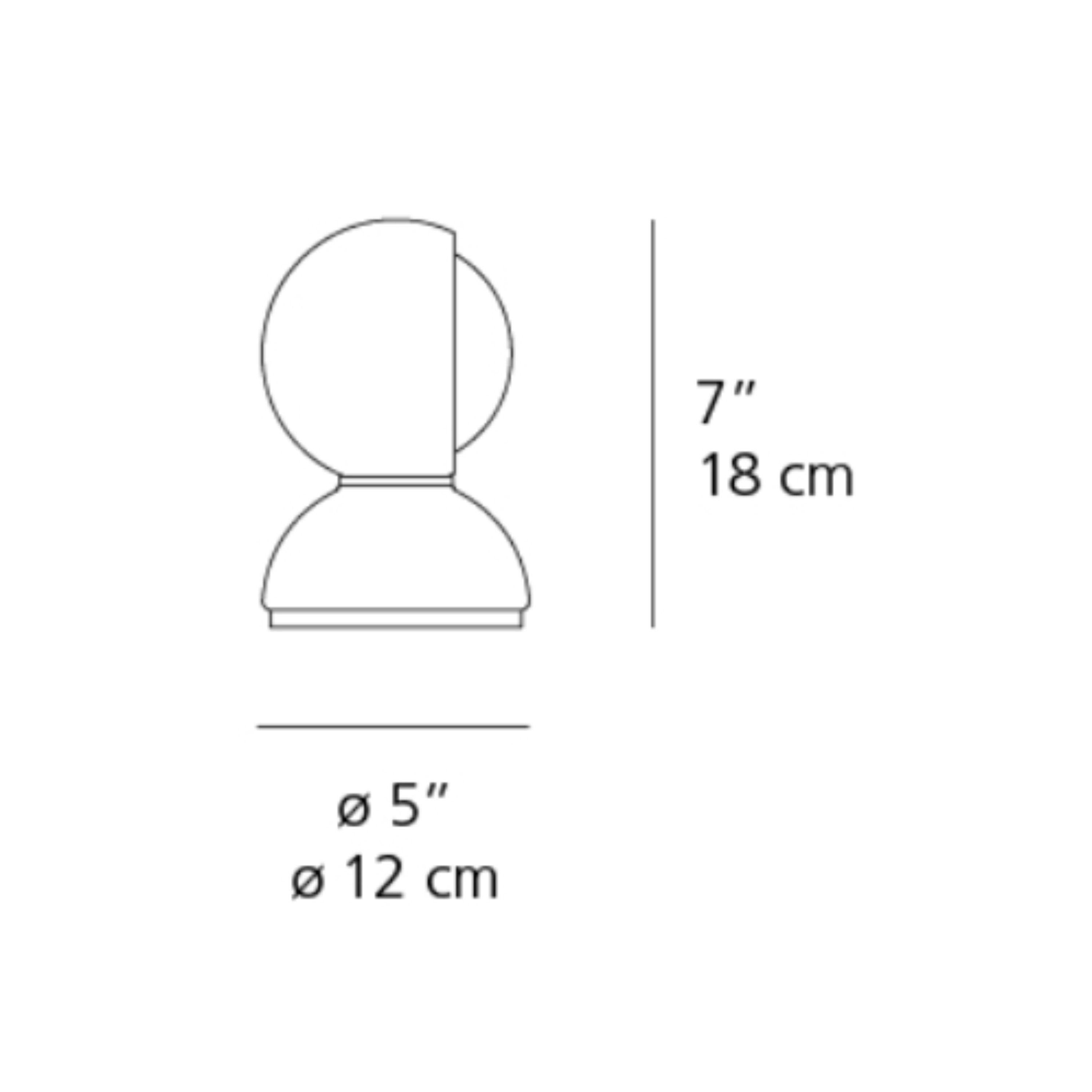 Lampe de table 'Eclisse' de Vico Magistretti en orange pour Artemide en vente 1