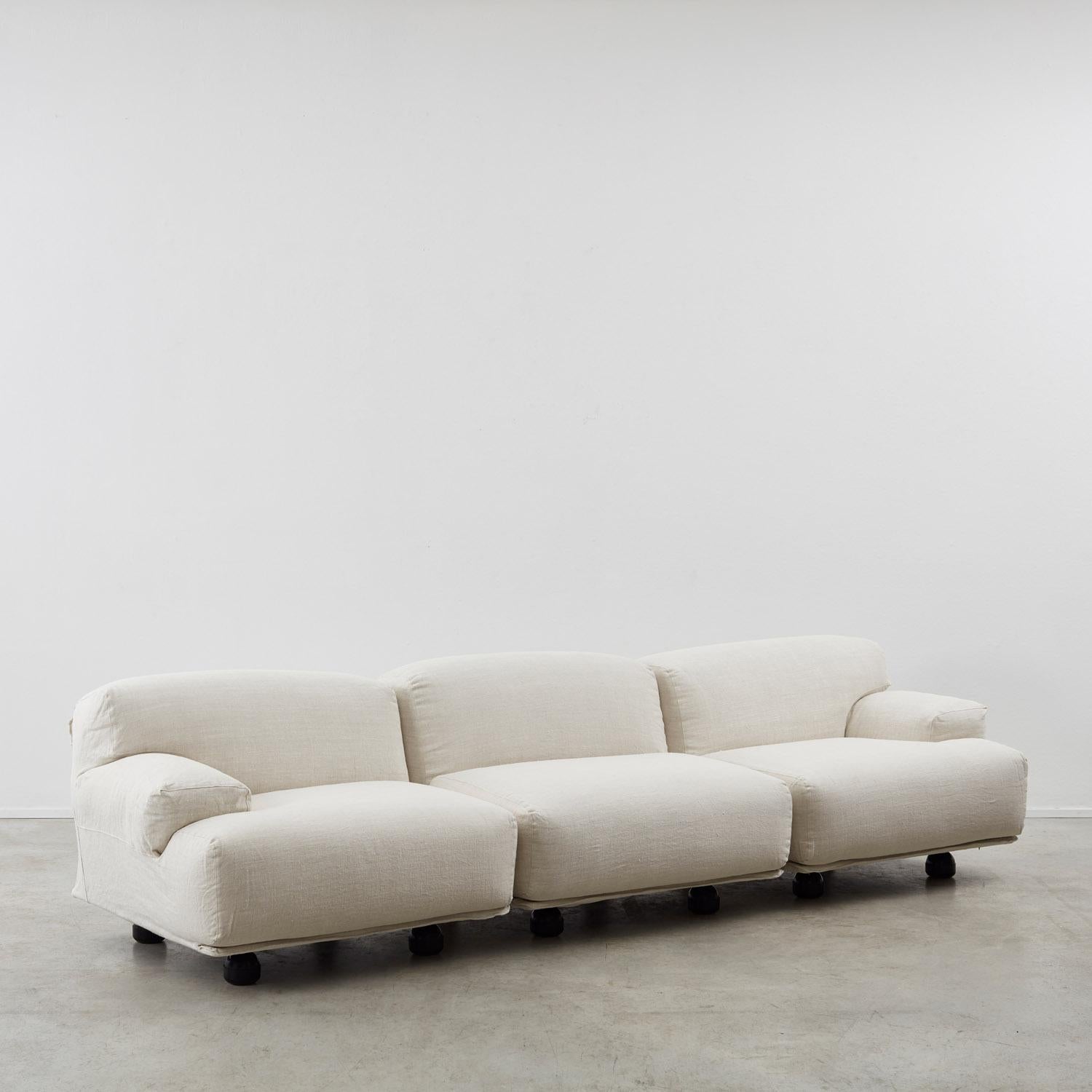 Vico Magistretti Fiandra corner modular sofa for Cassina, Italy, 1975 3