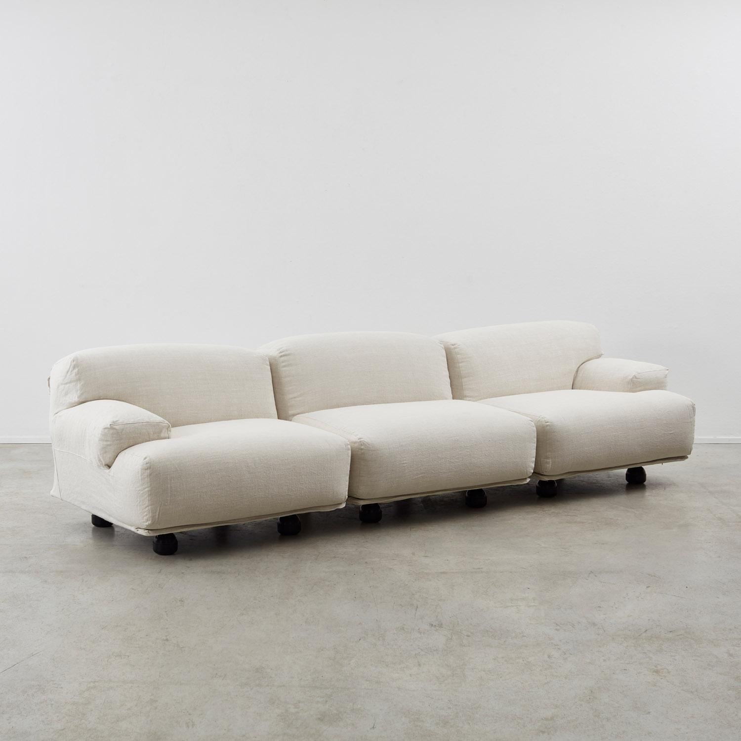 Vico Magistretti Fiandra corner modular sofa for Cassina, Italy, 1975 4