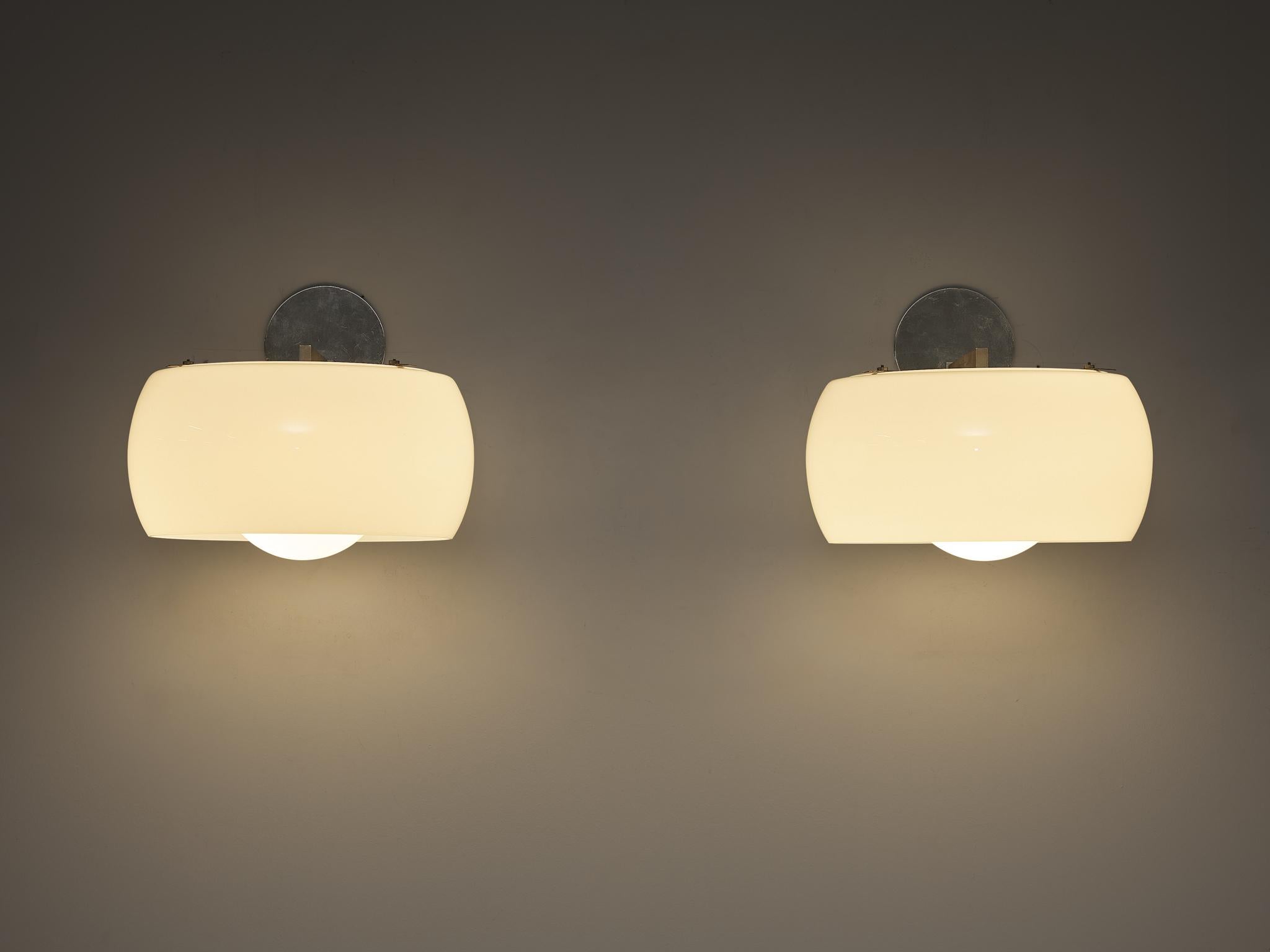 Vico Magistretti para Artemide Clinio Apliques de cristal en venta 2