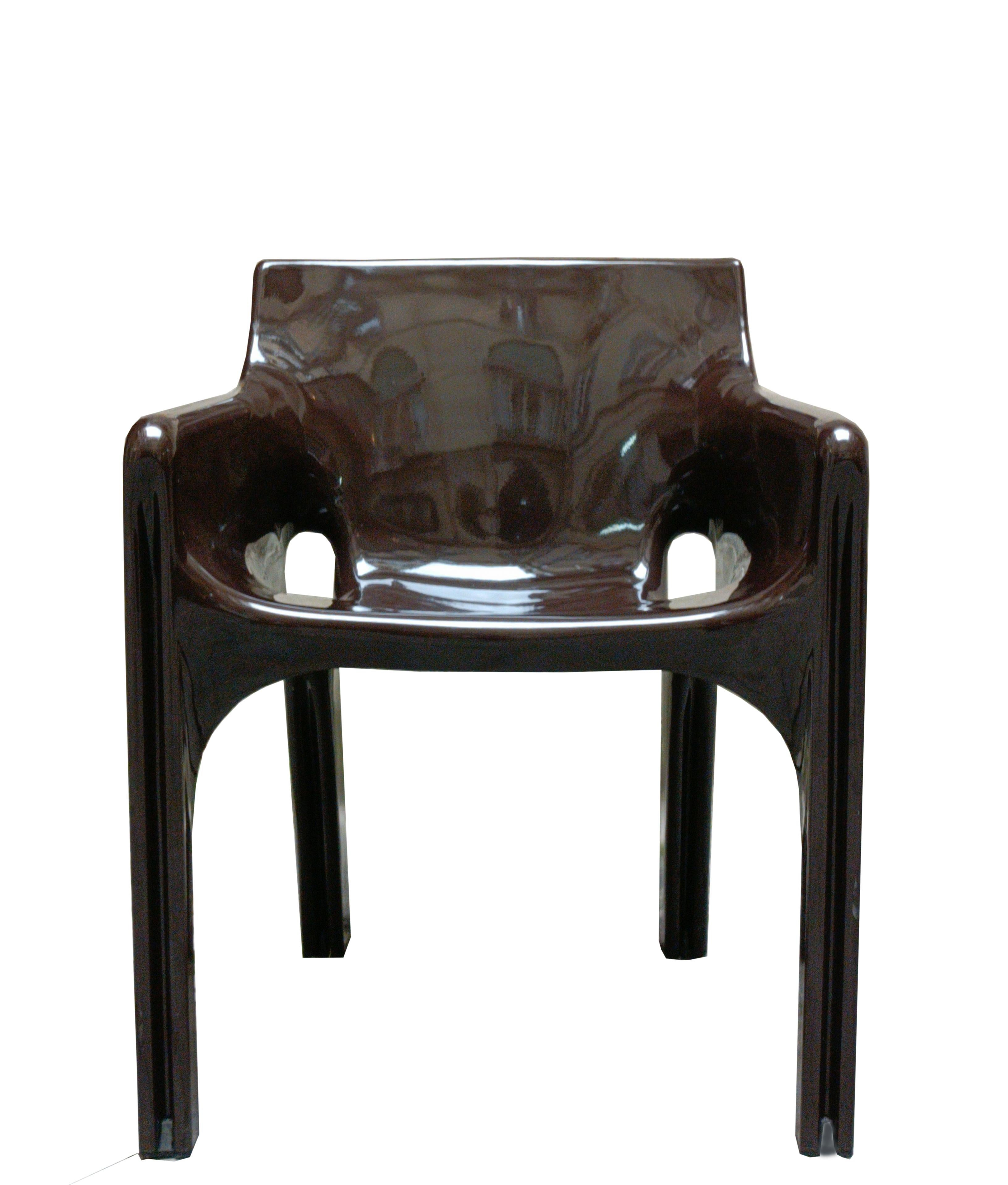 Late 20th Century Vico Magistretti for Artemide Pair of Brown 