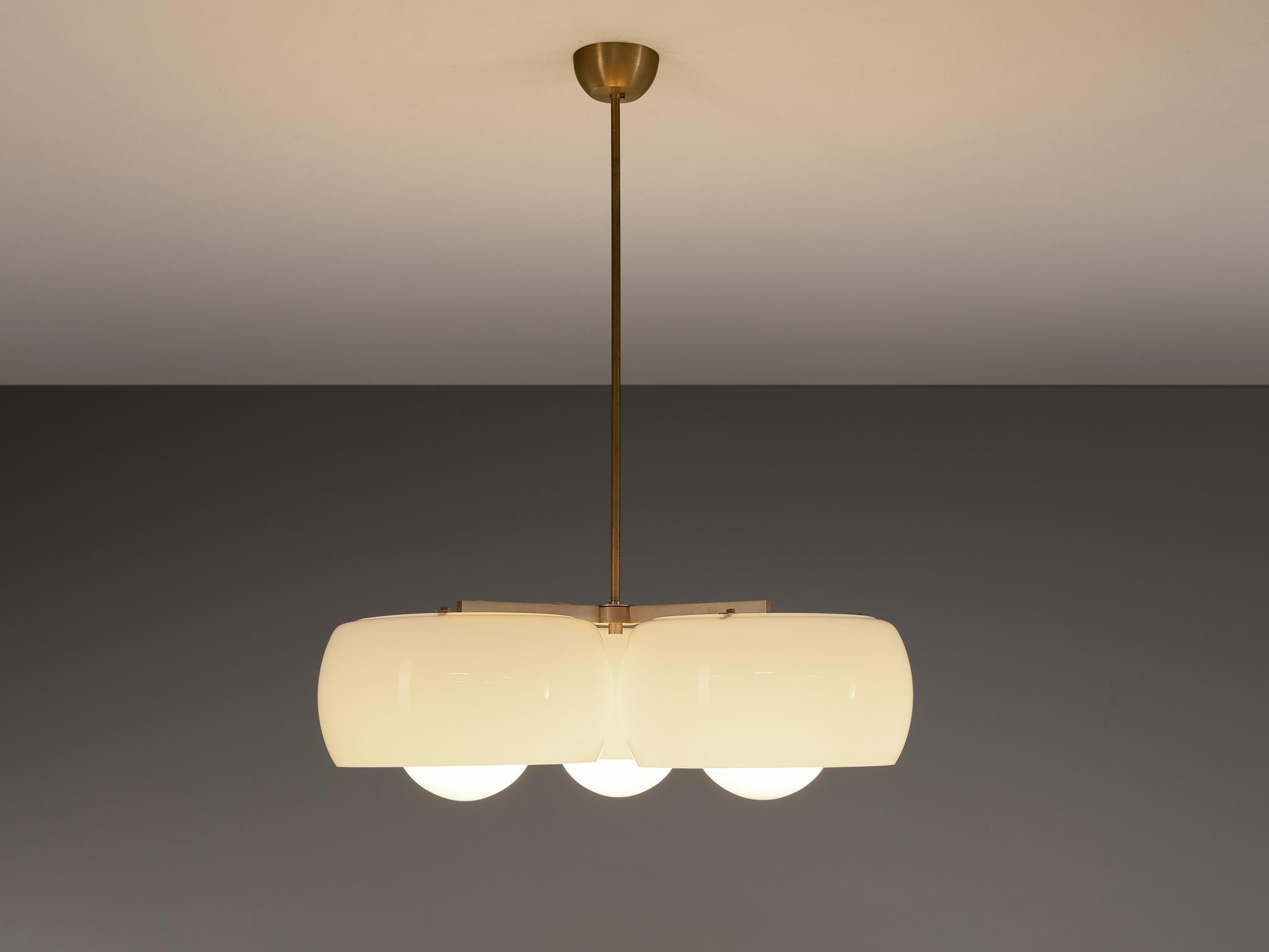 Vico Magistretti for Artemide 'Triclinio' Chandelier  In Good Condition In Waalwijk, NL