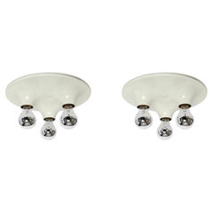 Vico Magistretti for Artemide "Triteti" ceiling or wall light, Italy circa 1960s