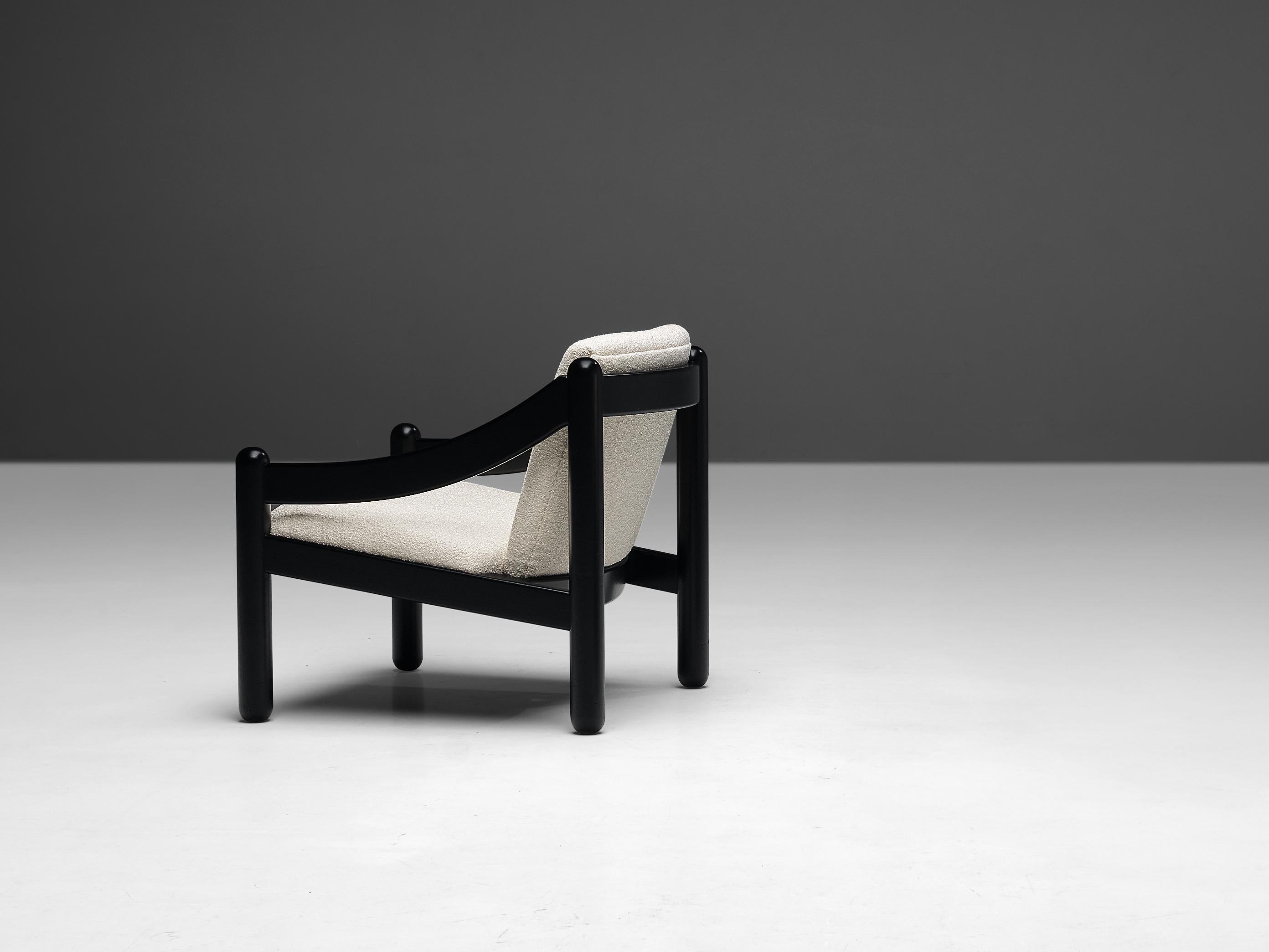 Italian Vico Magistretti for Cassina ‘Carimate’ Lounge Chair For Sale