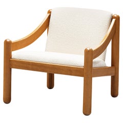 Vico Magistretti for Cassina ‘Carimate’ Lounge Chair in Bouclé 