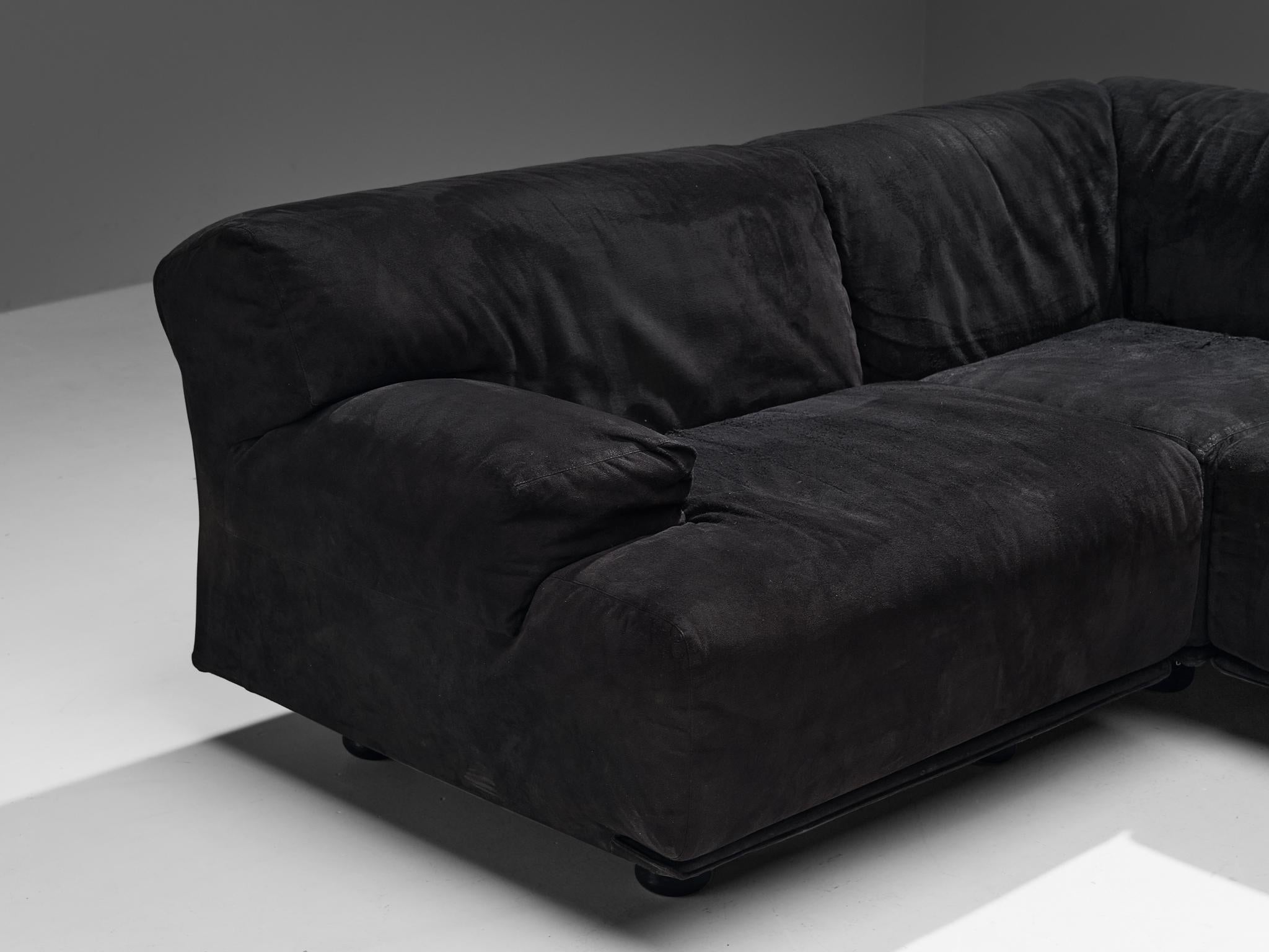 Post-Modern Vico Magistretti for Cassina 'Fiandra' Modular Sofa  For Sale