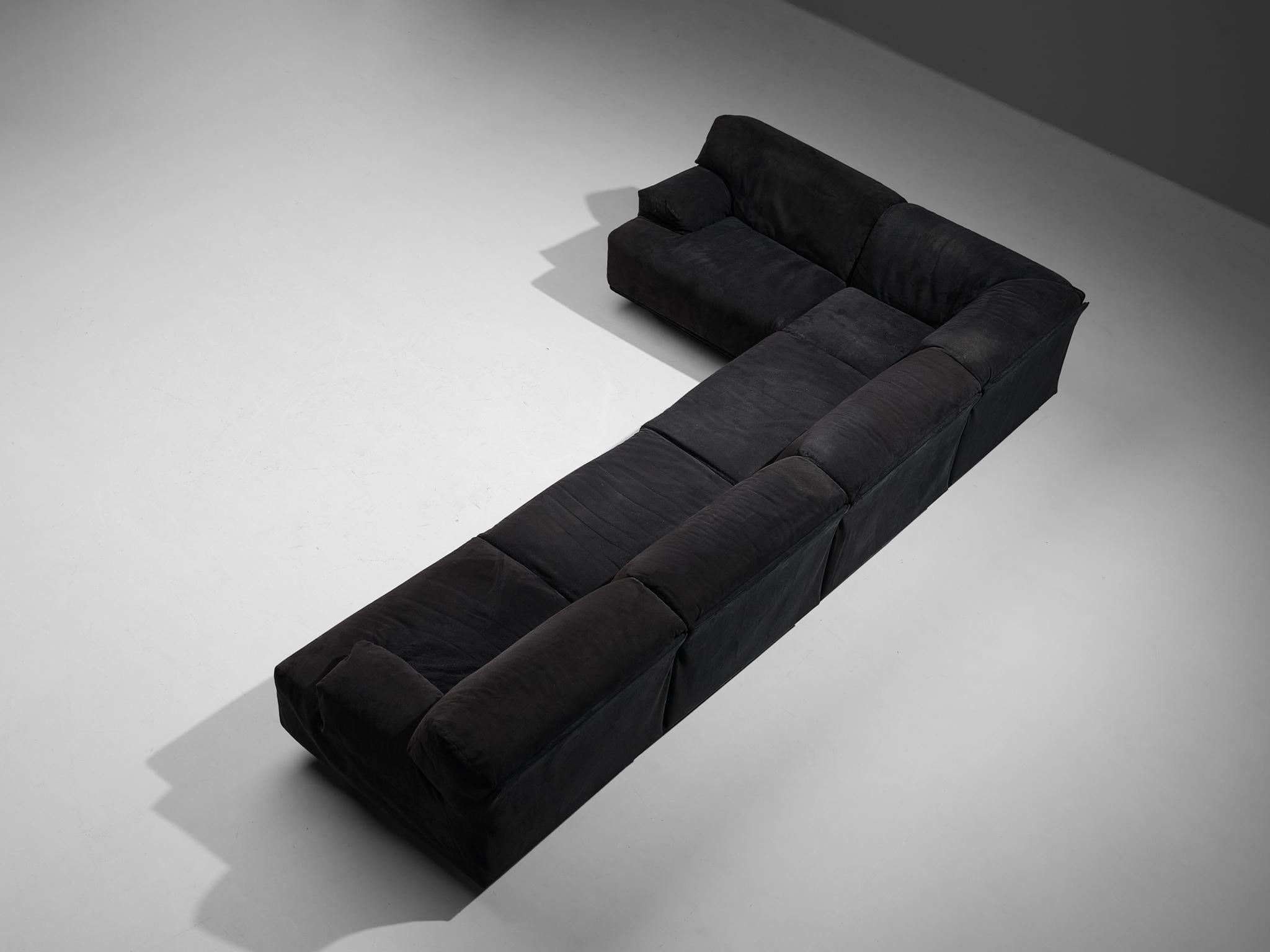 Vico Magistretti for Cassina 'Fiandra' Modular Sofa  In Good Condition For Sale In Waalwijk, NL