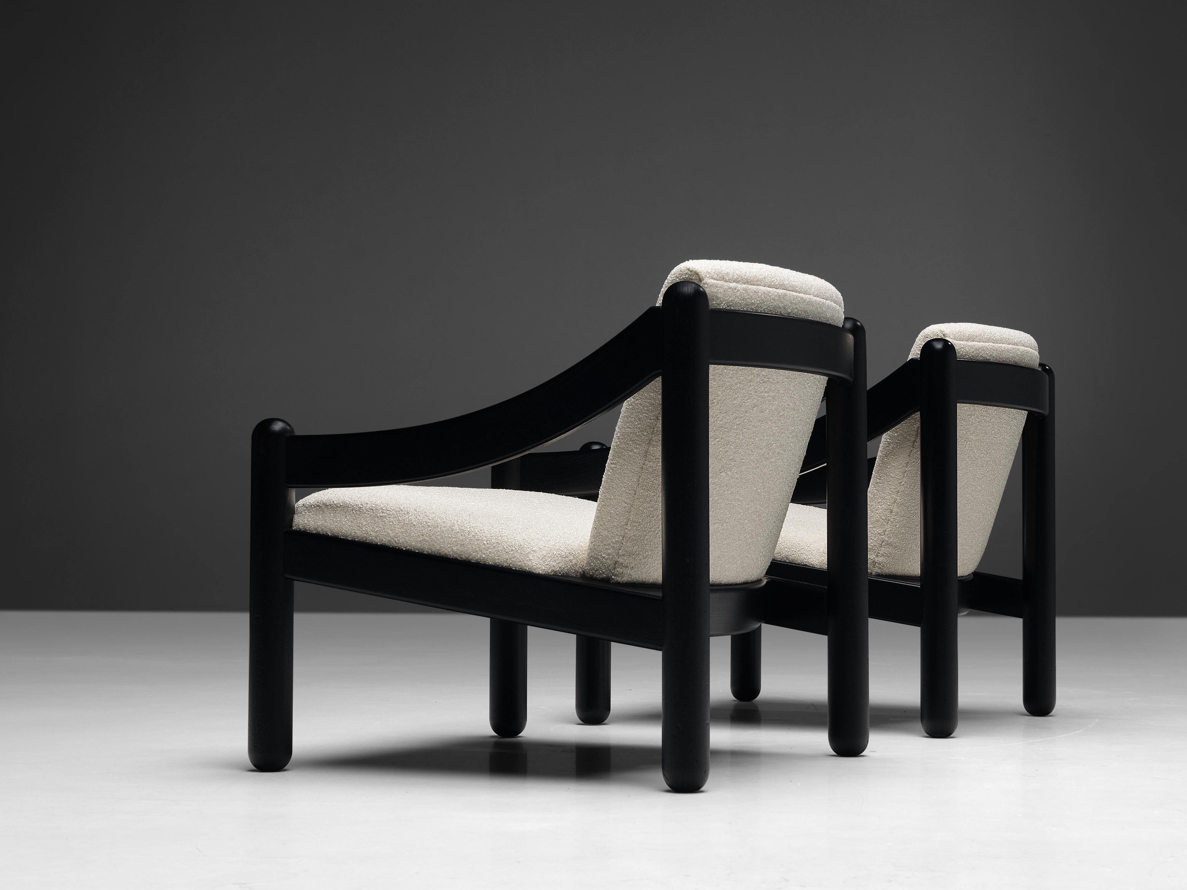 Vico Magistretti for Cassina Pair of ‘Carimate’ Lounge Chairs For Sale 5