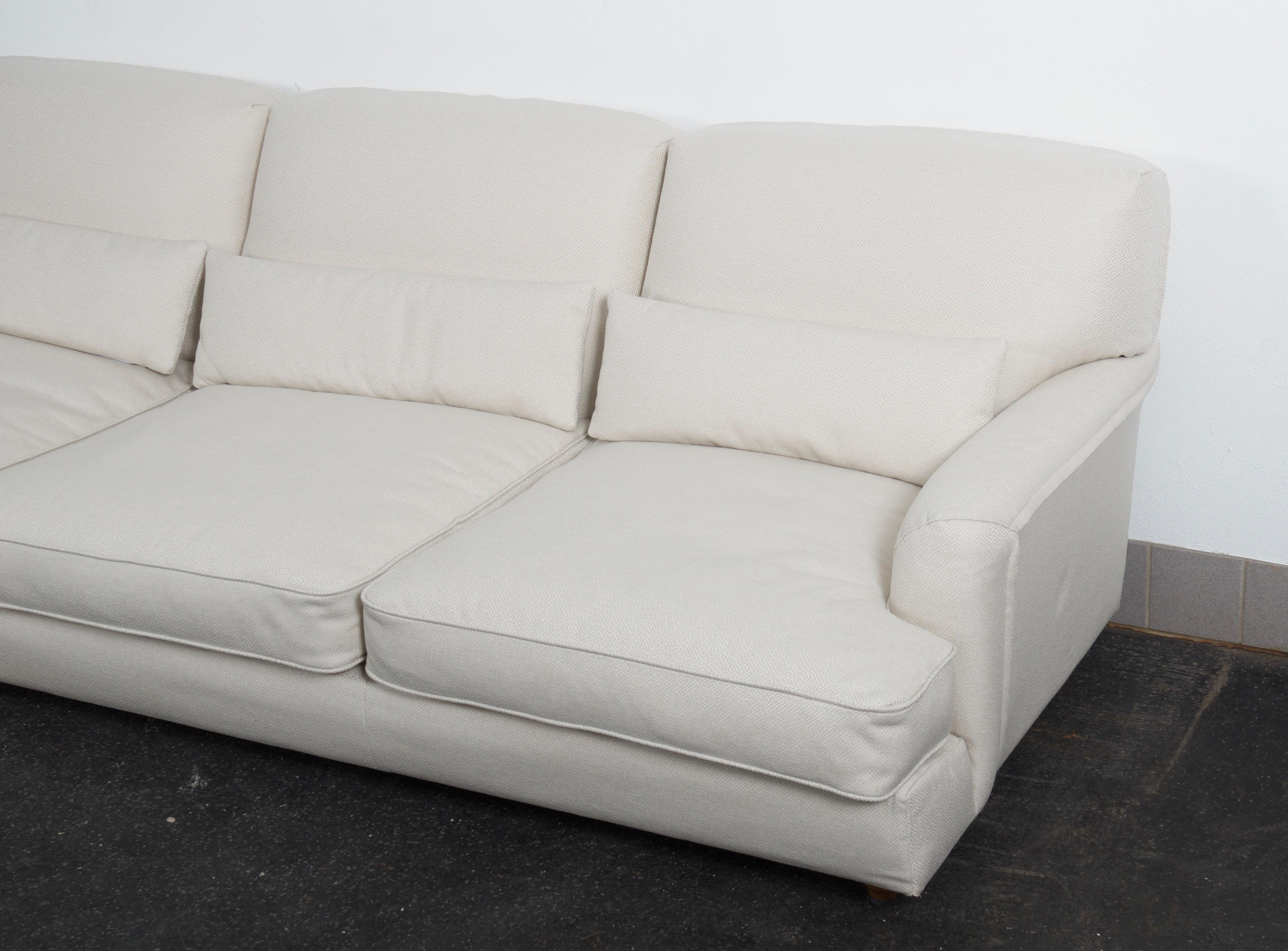 Vico Magistretti for Depadova Three-Seat Sofa Model Raffles For Sale 7