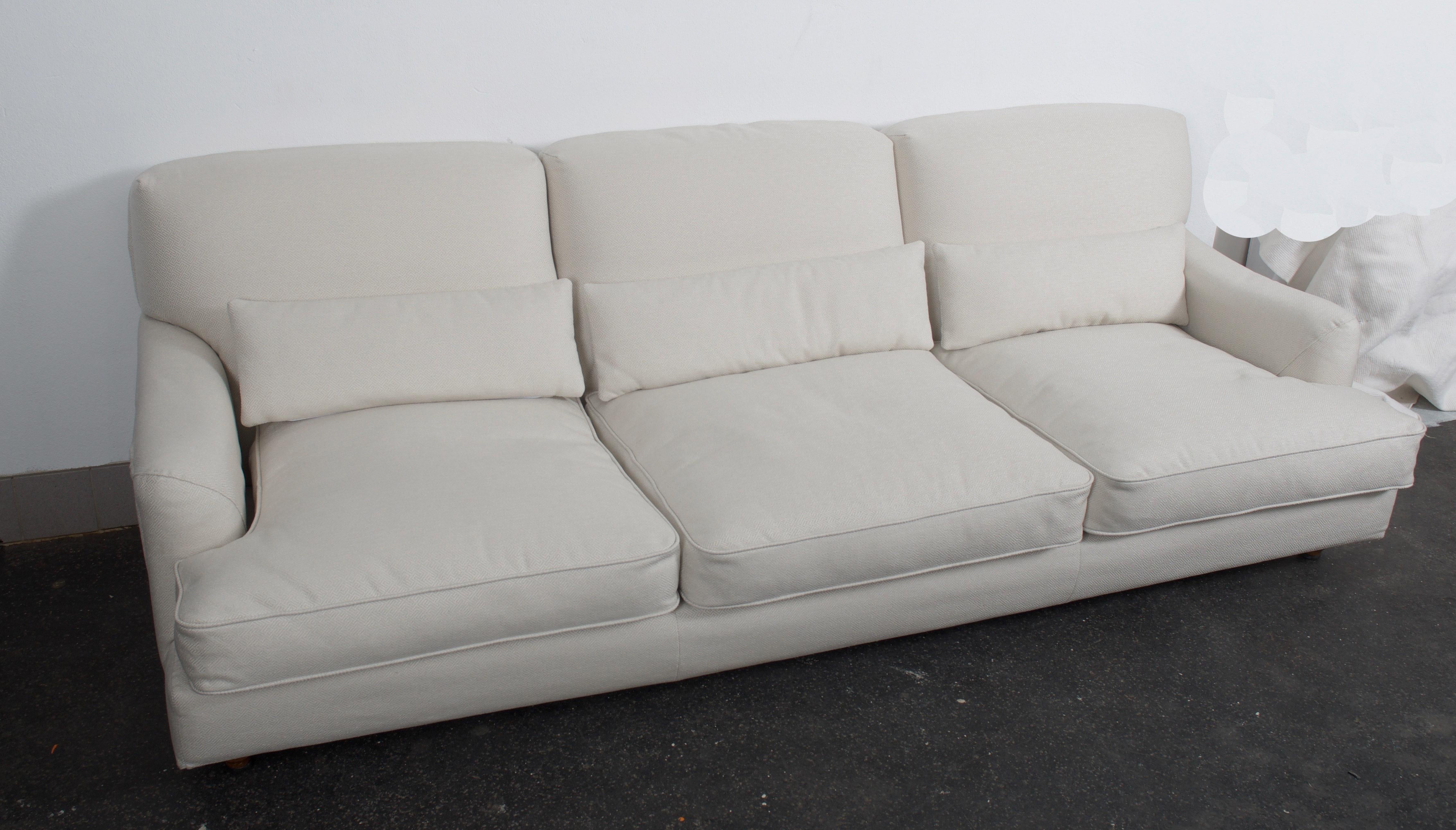 Vico Magistretti for Depadova Three-Seat Sofa Model Raffles 7