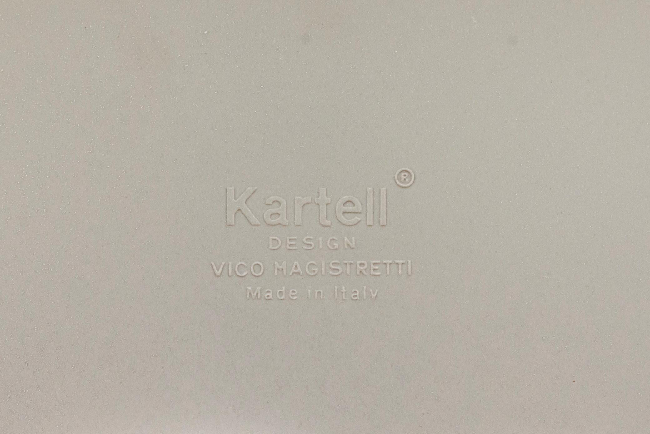 Vico Magistretti for Kartell, Set of Four Chairs, Italy, circa 1990 6