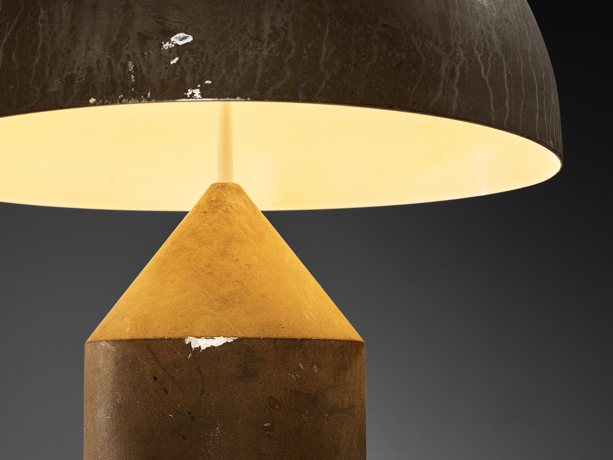 Postmoderne Vico Magistretti pour O-Luce 'Atollo' Première édition '233' Lampe de table en vente