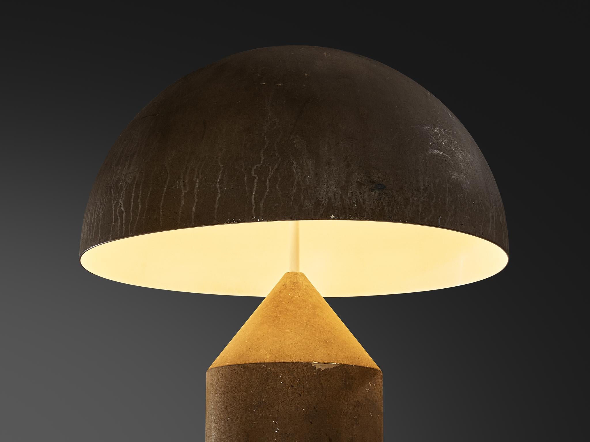 italien Vico Magistretti pour O-Luce 'Atollo' Première édition '233' Lampe de table en vente