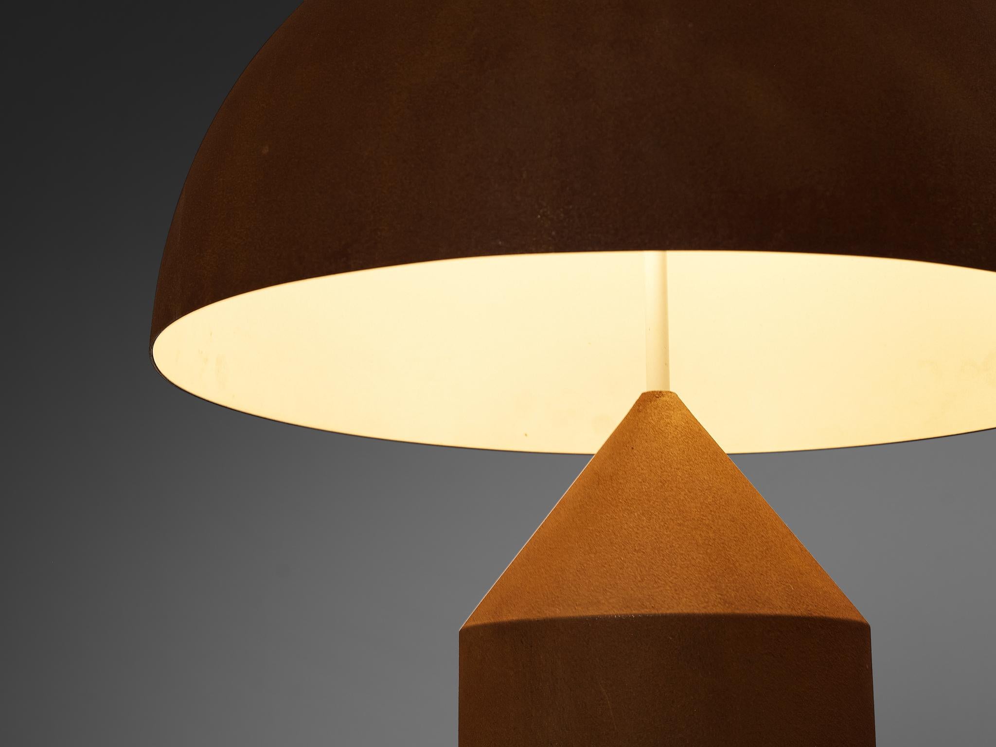 Aluminum Vico Magistretti for Oluce 'Atollo' First Edition '233' Table Lamp For Sale