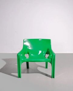 Vico Magistretti Green 'Vicario' Lounge Chair For Artemide