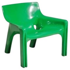 Vico Magistretti Green 'Vicario' Lounge Chair For Artemide