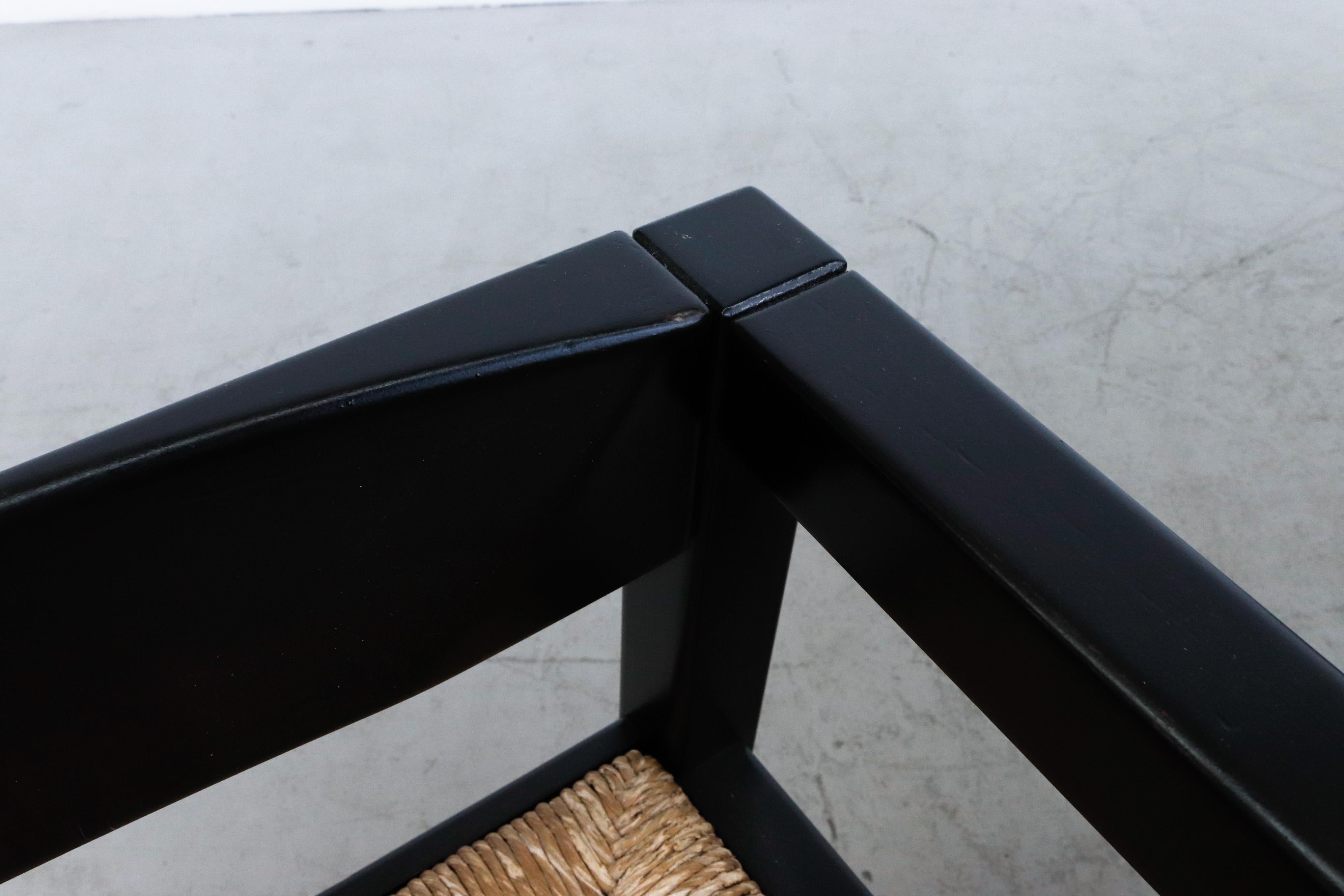 Vico Magistretti Inspired Modernist Two Tone Dining Set 11