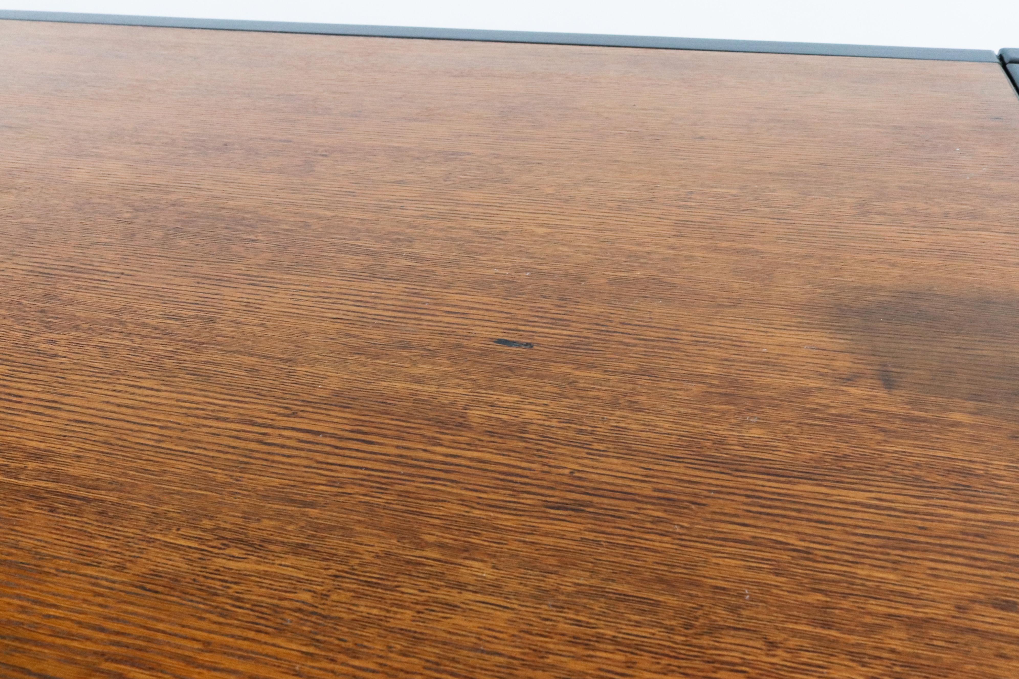 Rattan Vico Magistretti Inspired Modernist Two Tone Dining Set