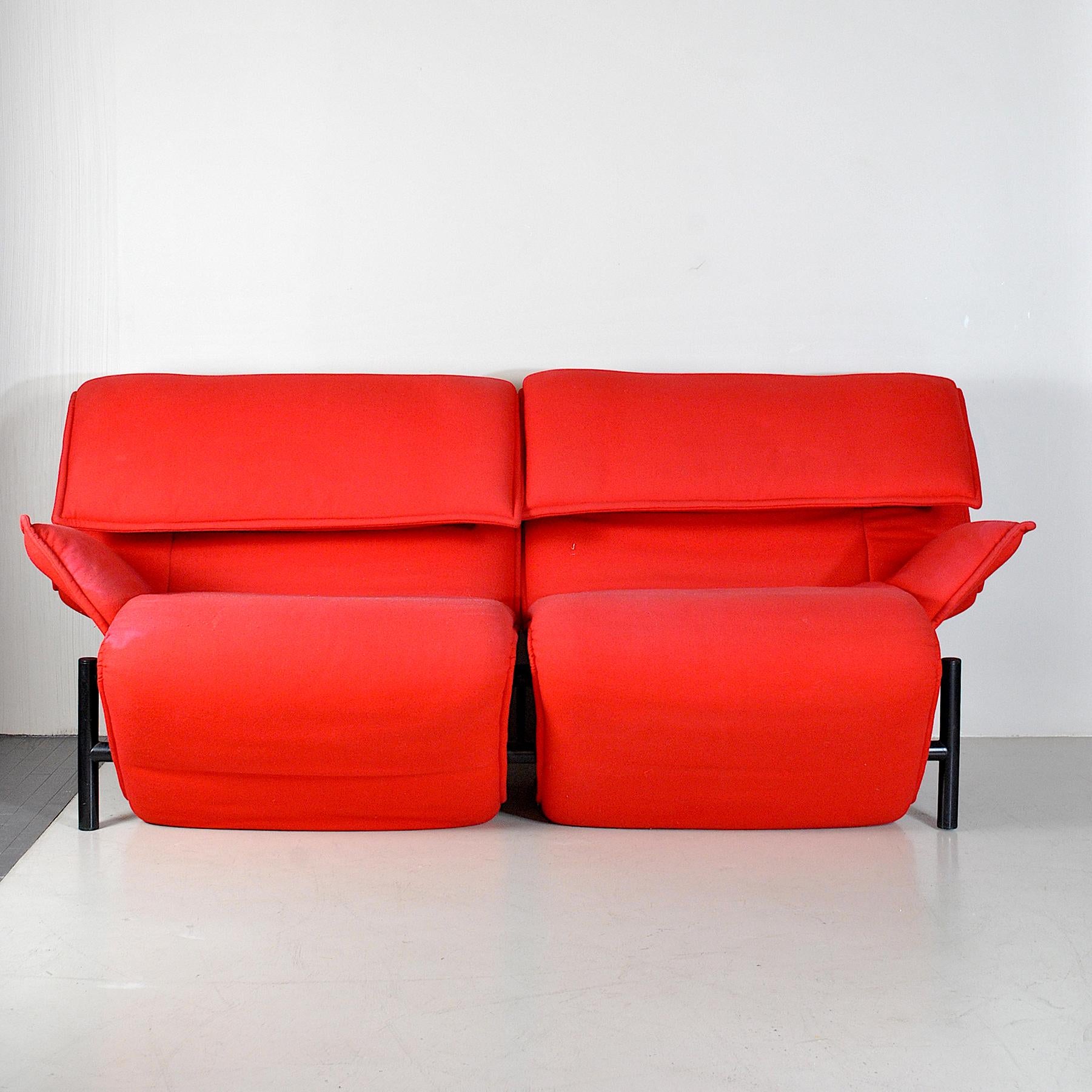 Vico Magistretti two-seat sofa model 