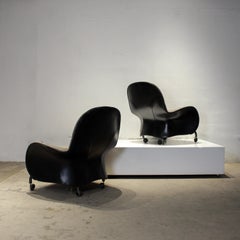 Vico Magistretti "Louisiana" Lounge Chairs for De Padova, Italy 1993