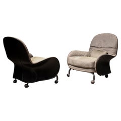 Vico Magistretti "Louisiana" Lounge Chairs for De Padova, Italy 1993