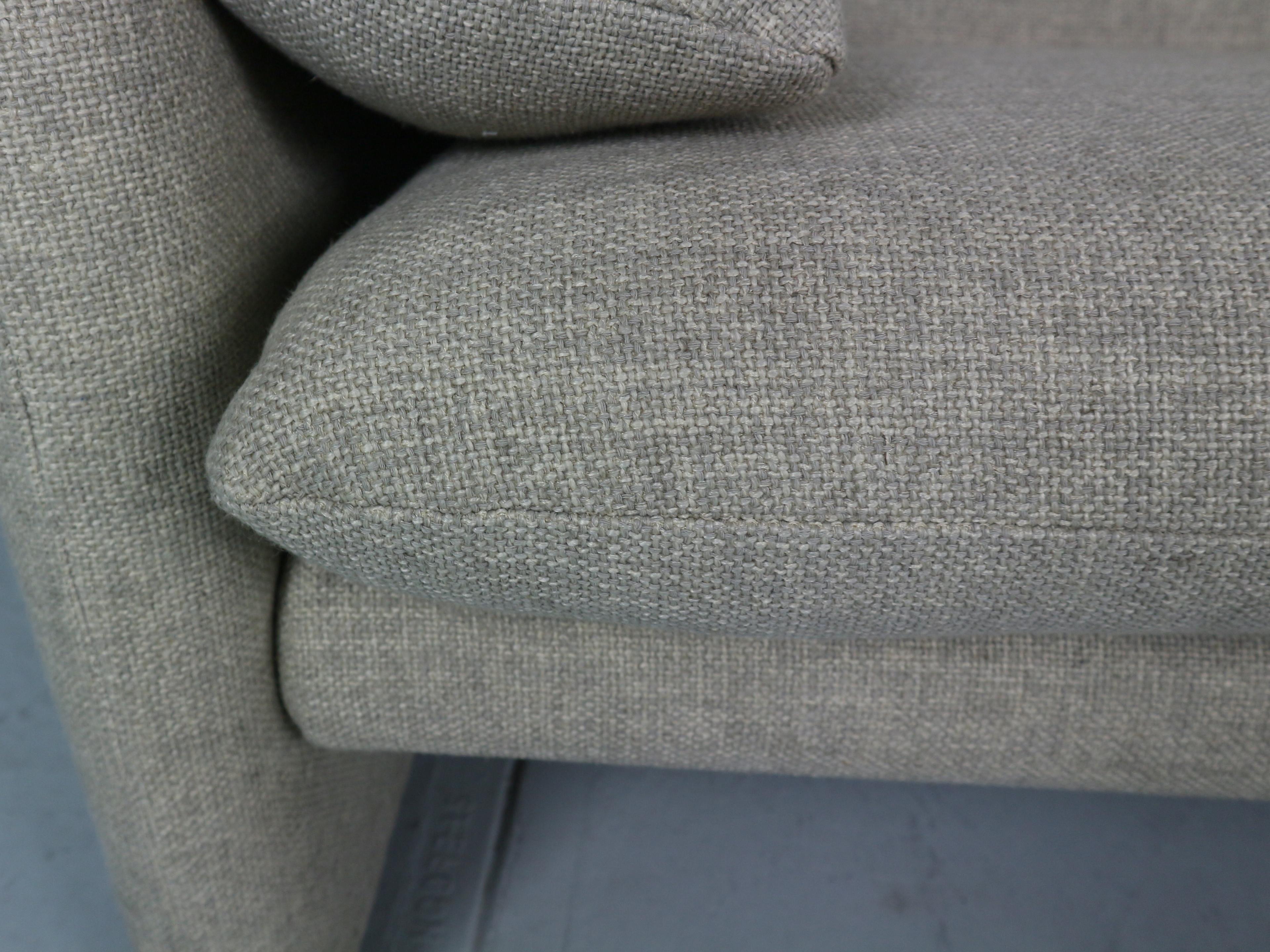 Vico Magistretti „Maralunga“ 3-Sitzer-Sofa mit Neupolsterung für Cassina im Angebot 1
