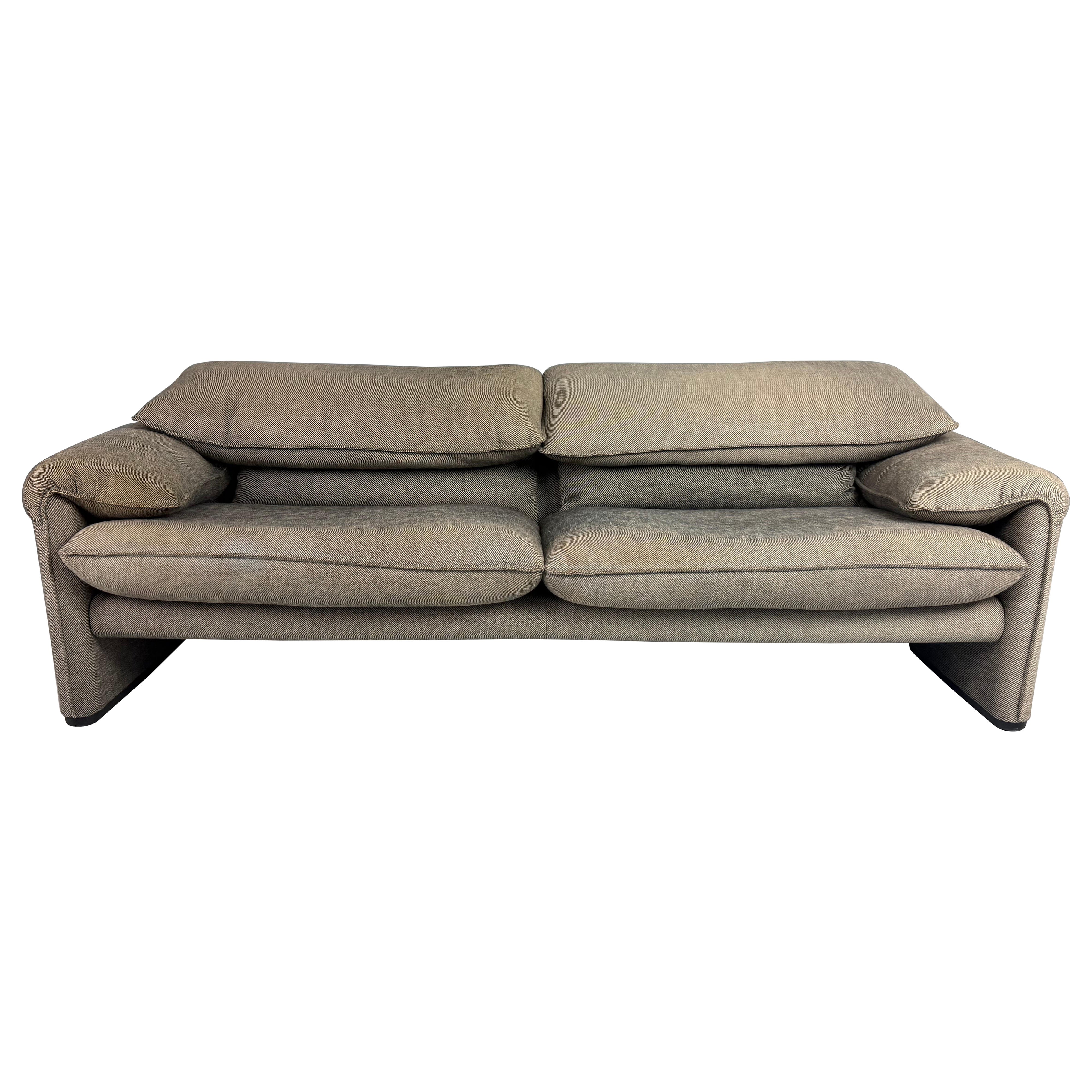 Vico Magistretti "Maralunga 50"' 2.5 -seater sofa For Cassina XL