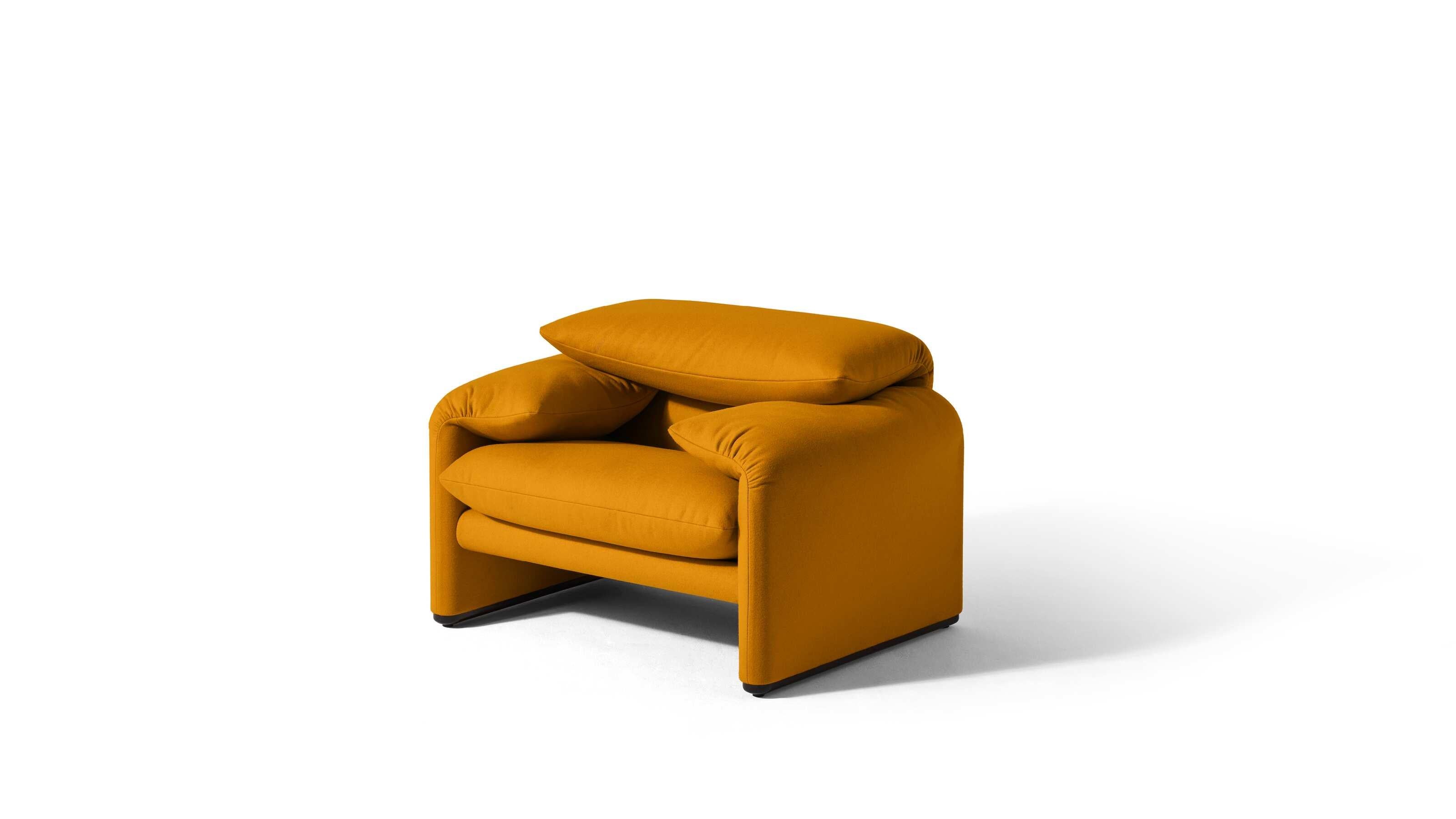 Vico Magistretti Sillón Maralunga Para Cassina Moderno de mediados de siglo en venta