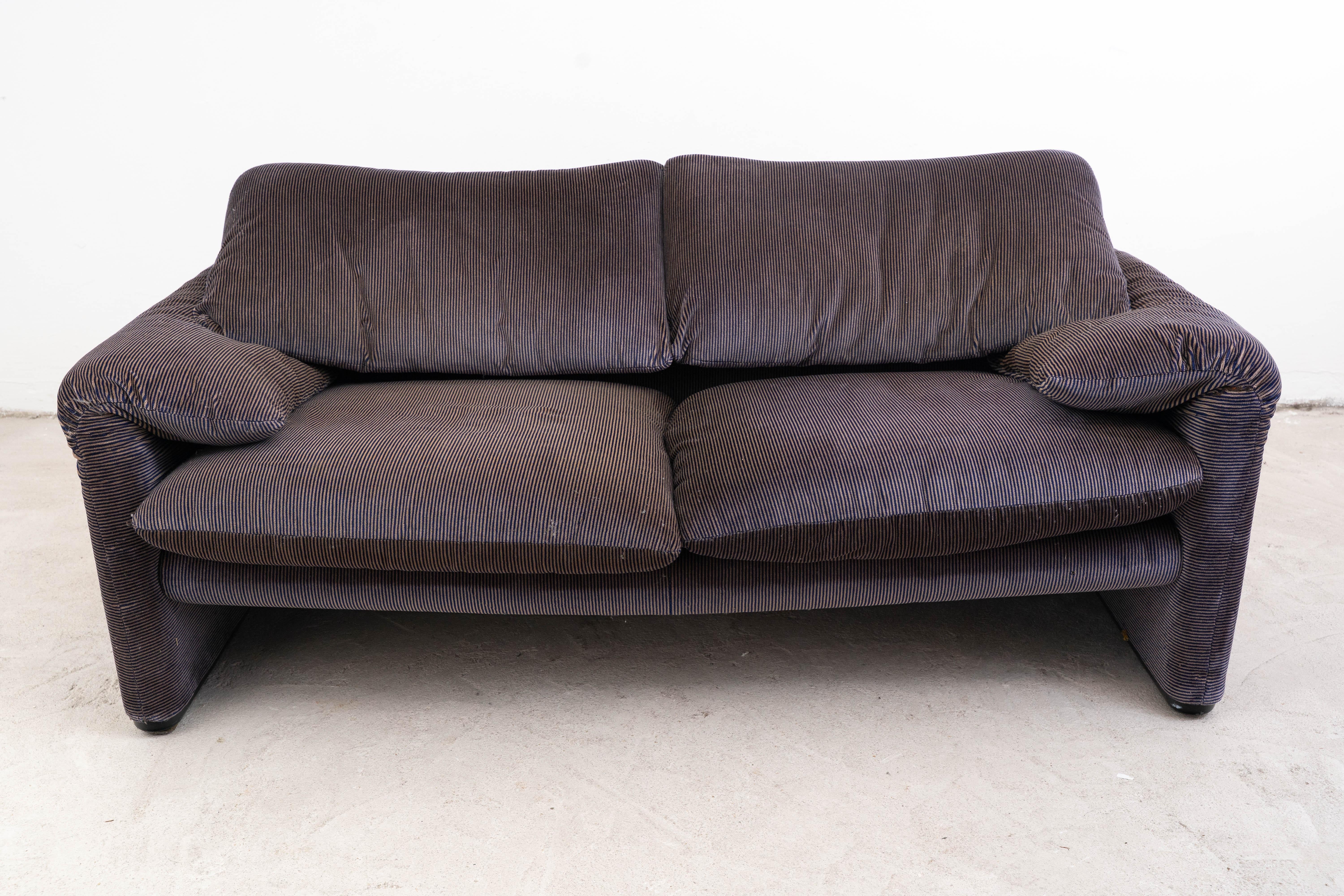 Mid-Century moderno Vico Magistretti - Divano Maralunga - Cassina in vendita