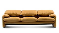 Vico Magistretti Maralunga Three - Seater Sofa For Cassina