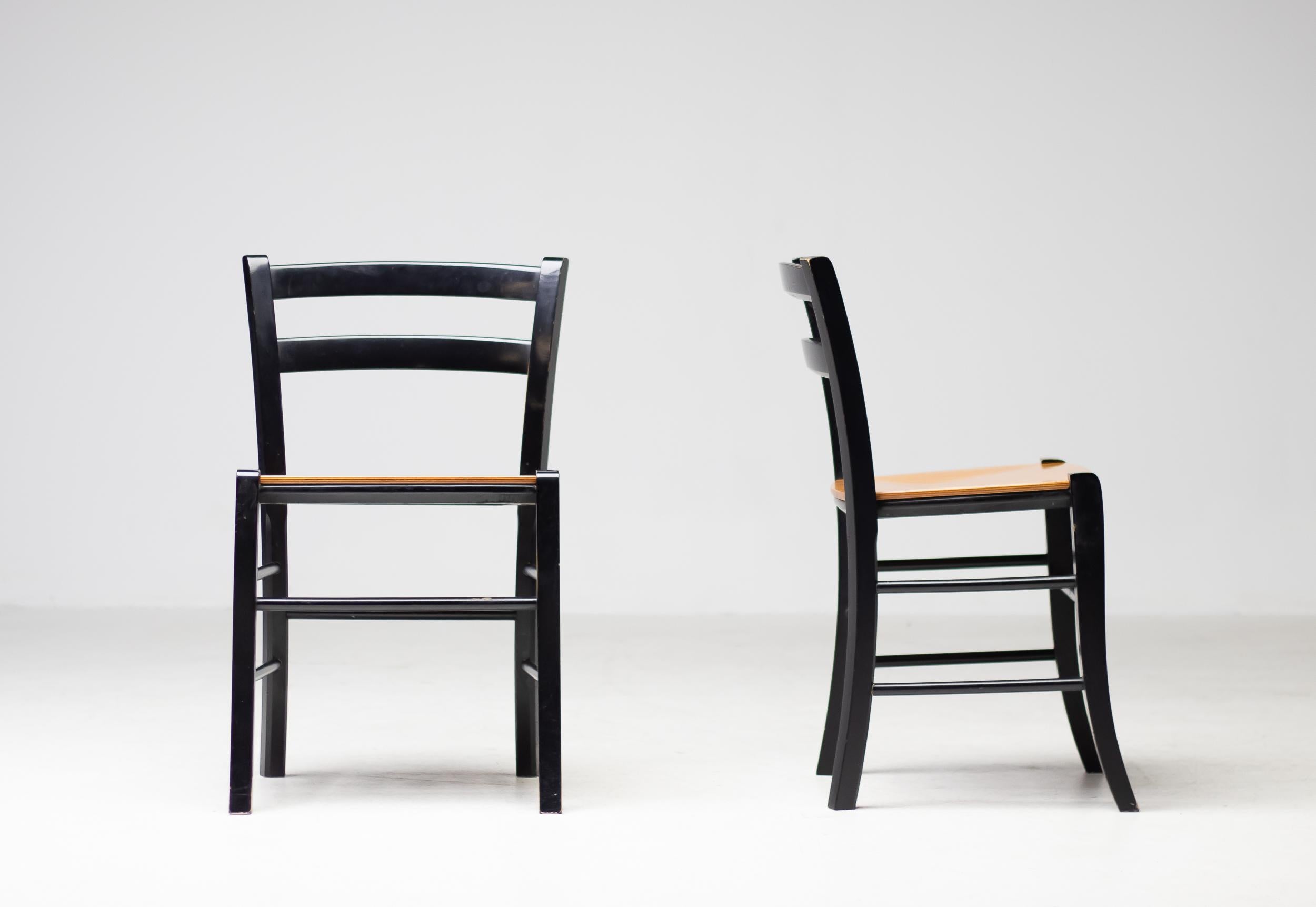 Mid-Century Modern Vico Magistretti Marocca Chairs