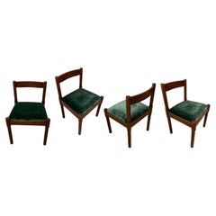 Vico Magistretti Midcentury “Carimate” Dining Chair for Cassina, 1963, Set of 4