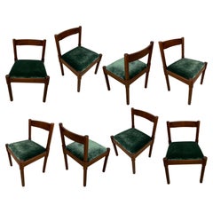 Vico Magistretti Midcentury “Carimate” Dining Chair for Cassina, 1963, Set of 8